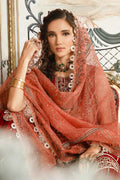 Maria B | Mbroidered Wedding Edition 23 | Maroon BD-2708 - House Of Anaya
