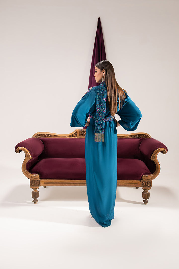 Maria Osama Khan | Tiffany Formals | Sapphire - House Of Anaya