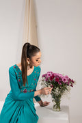 Maria Osama Khan | Tiffany Formals | Aquamarine