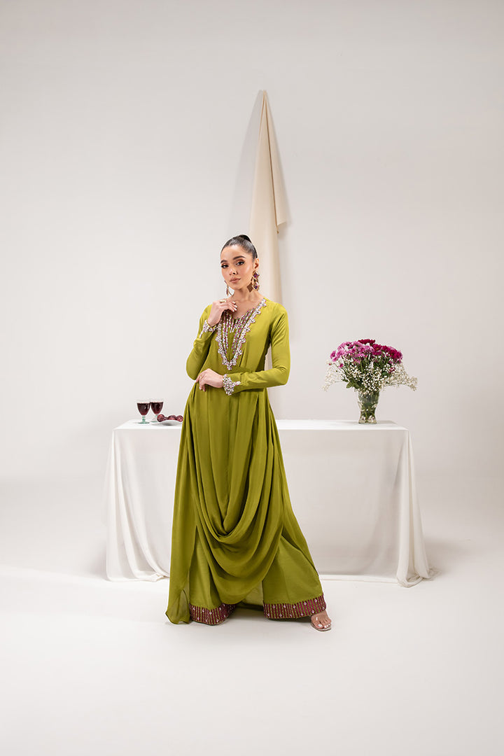 Maria Osama Khan | Tiffany Formals | Peridot - House Of Anaya