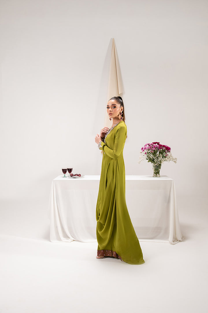 Maria Osama Khan | Tiffany Formals | Peridot - House Of Anaya