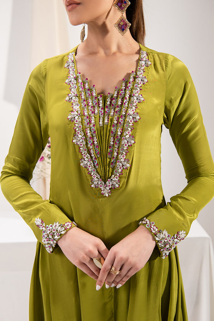 Maria Osama Khan | Tiffany Formals | Peridot - House Of Anaya