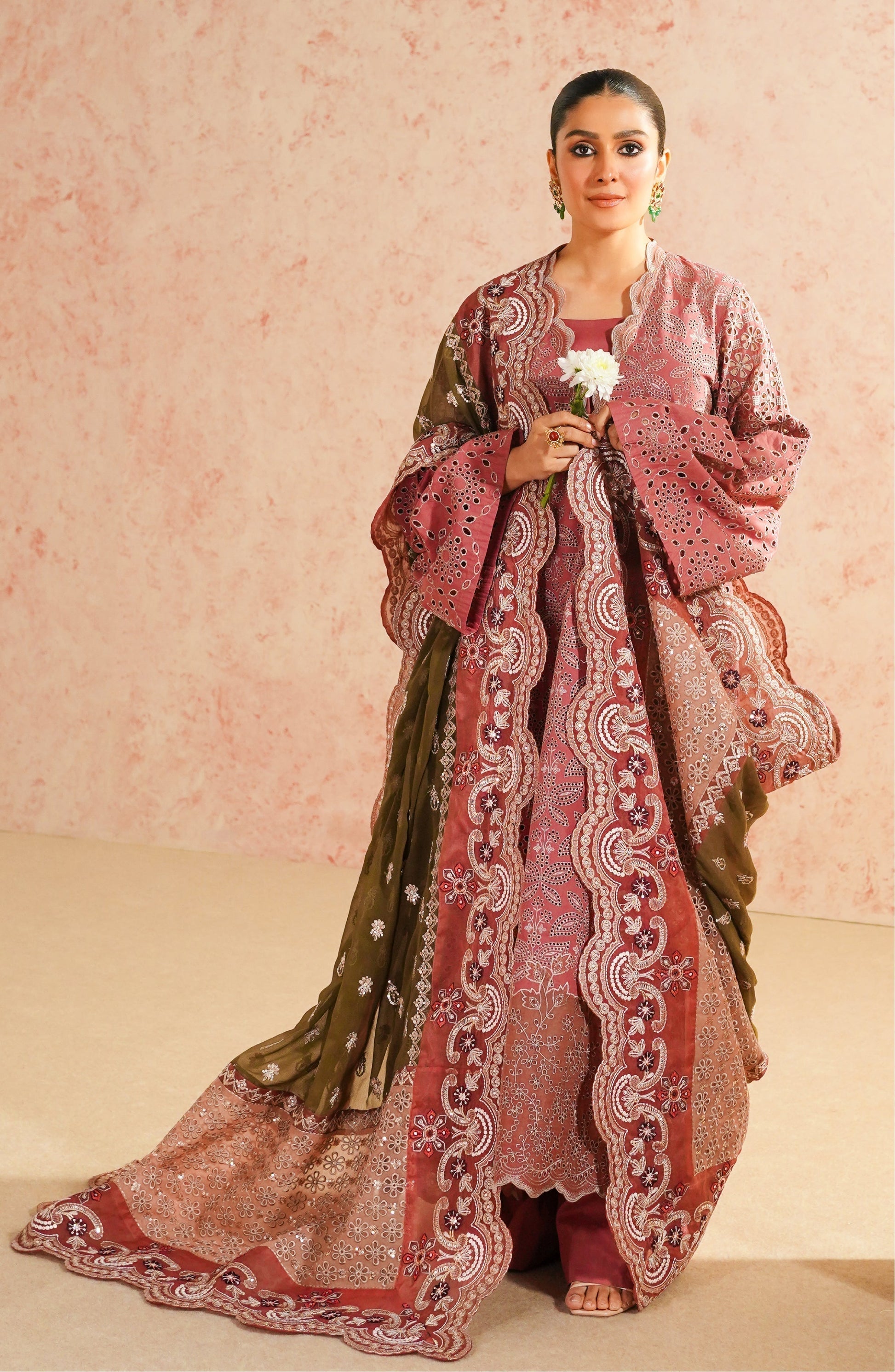 Maryum N Maria | Eid Luxury Lawn 24 | Roshan - House Of Anaya