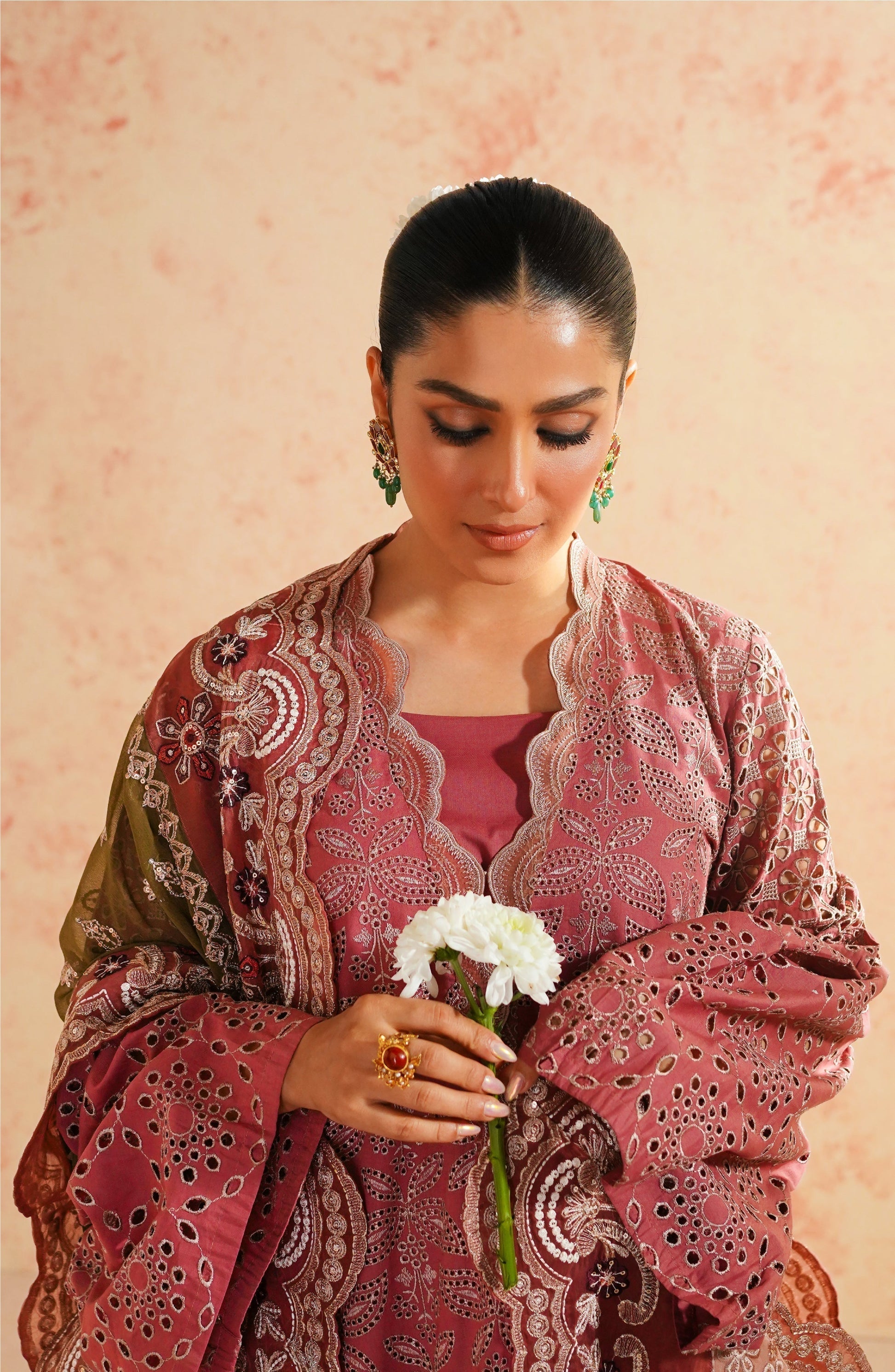 Maryum N Maria | Eid Luxury Lawn 24 | Roshan - House Of Anaya