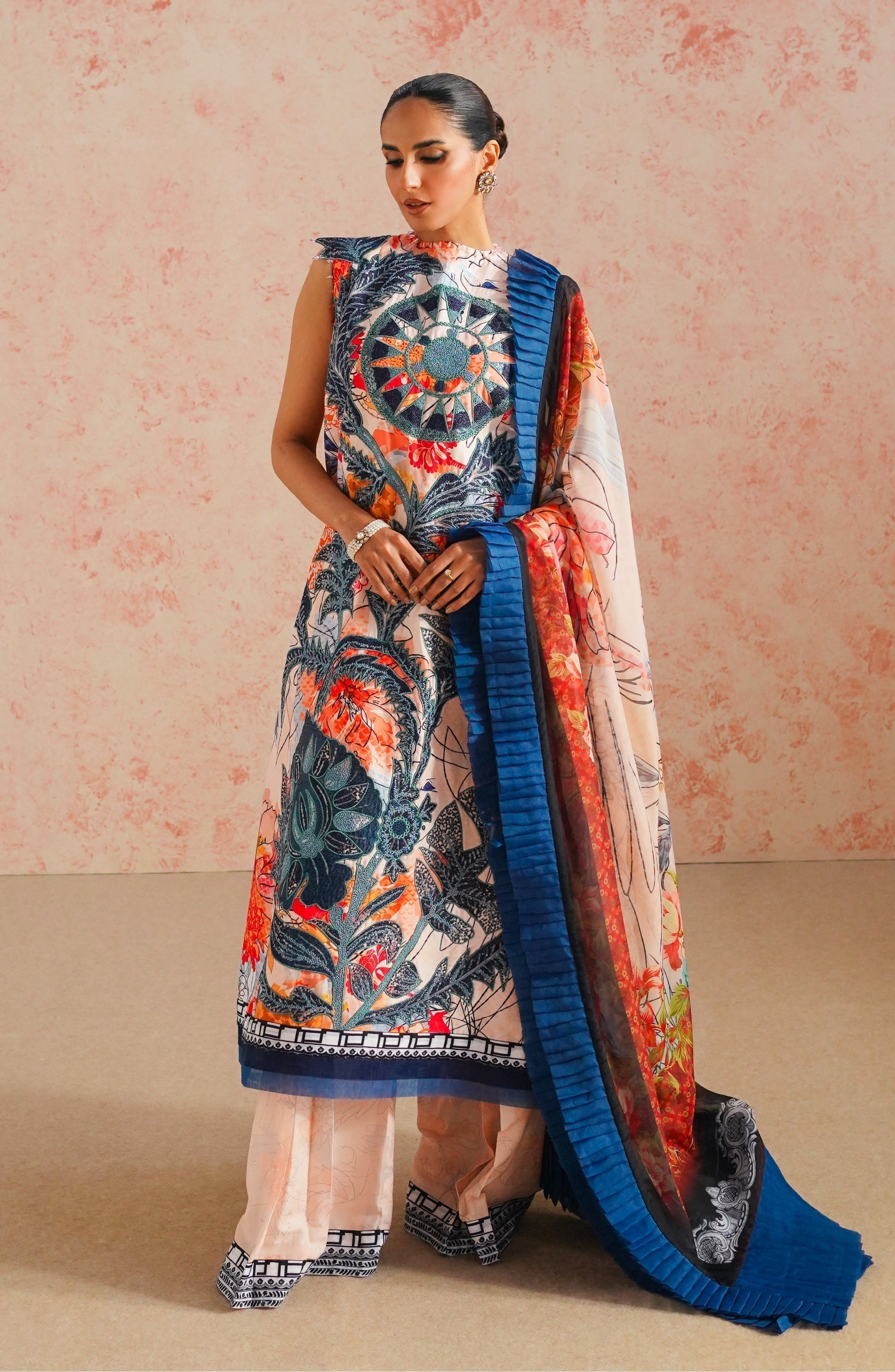 Maryum N Maria | Eid Luxury Lawn 24 | Shafaq - House Of Anaya