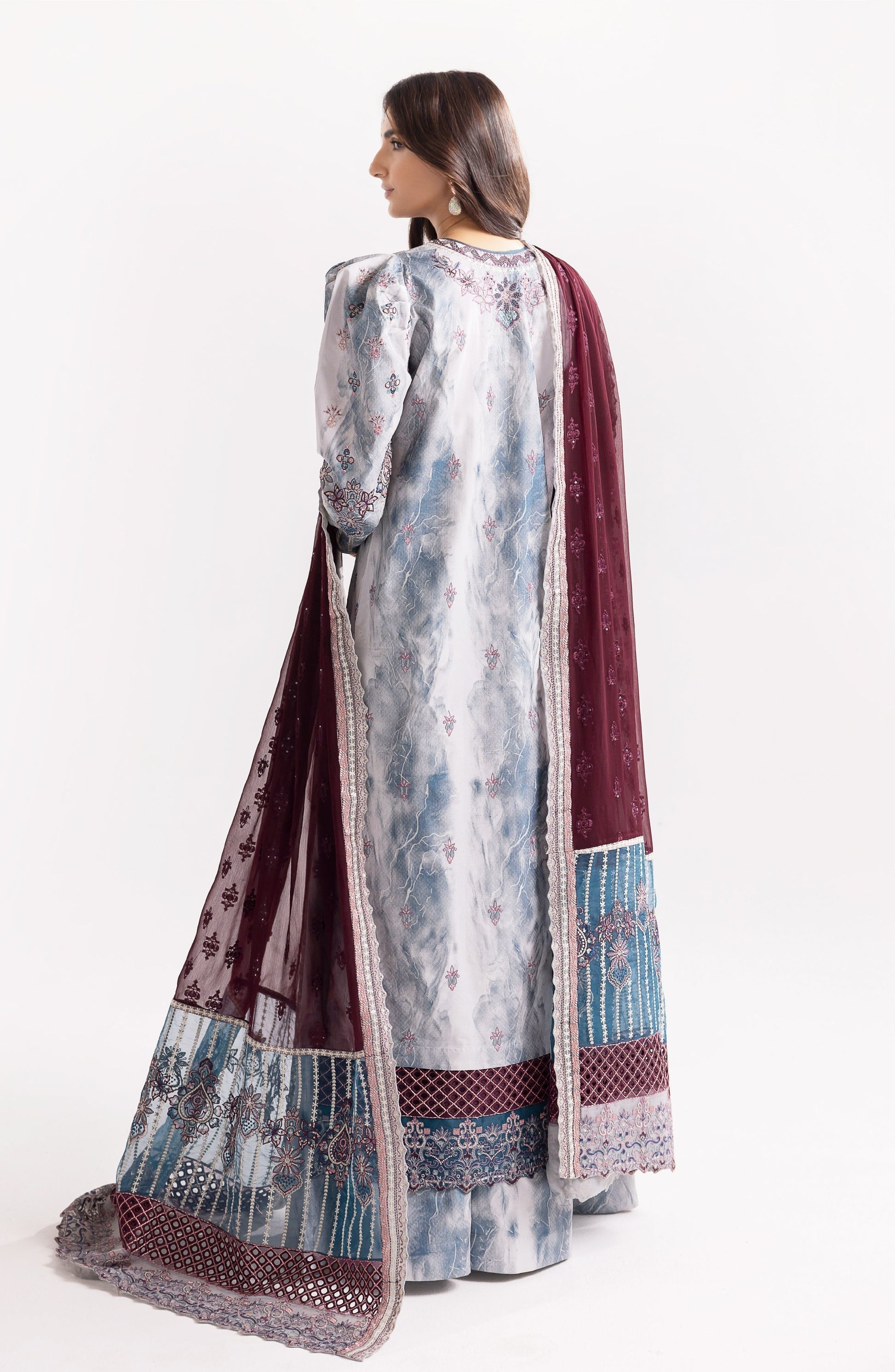 Maryum N Maria | Eid Luxury Lawn 24 | Jahanara - House Of Anaya