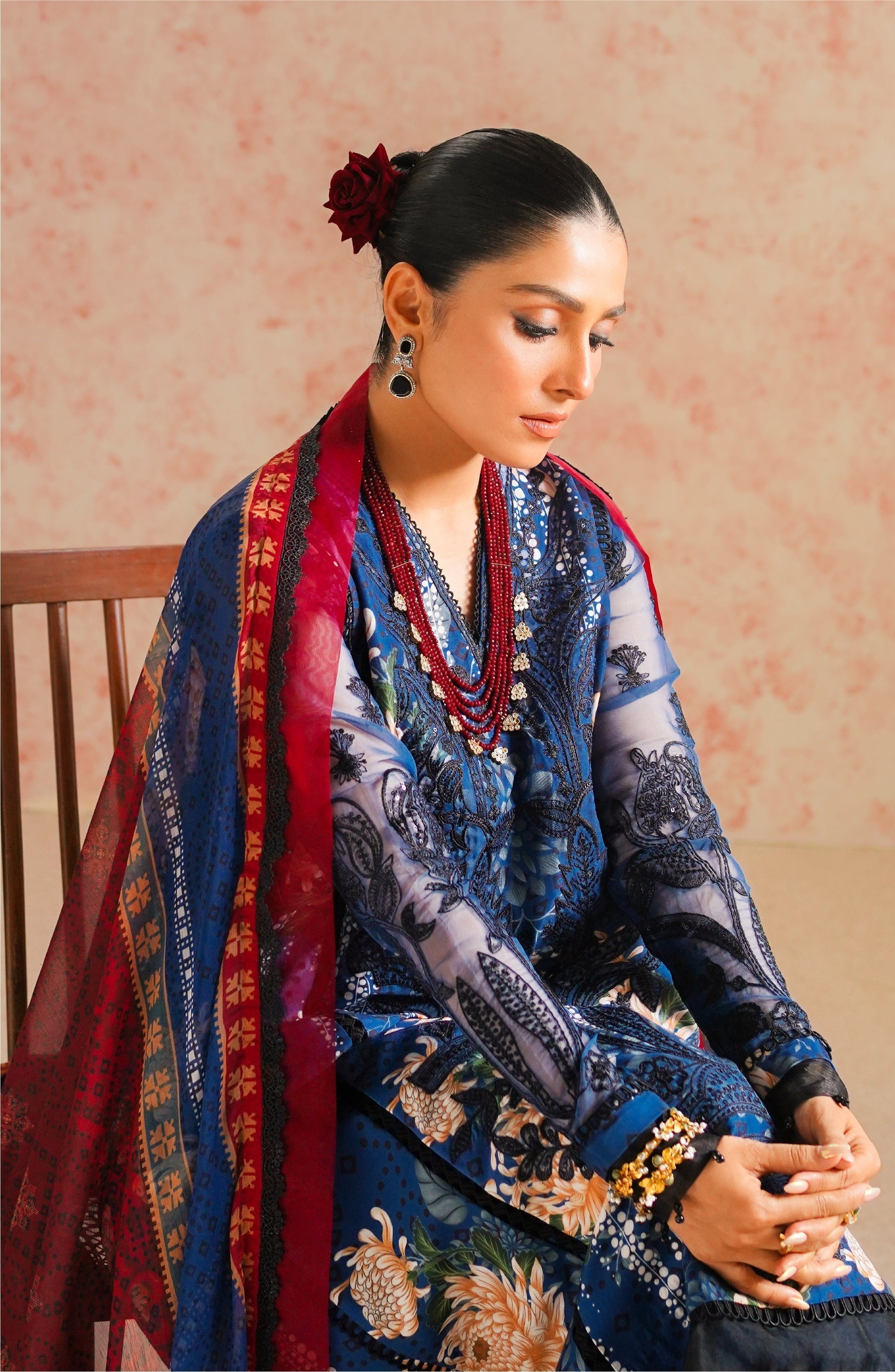 Maryum N Maria | Eid Luxury Lawn 24 | Tazmeen - House Of Anaya