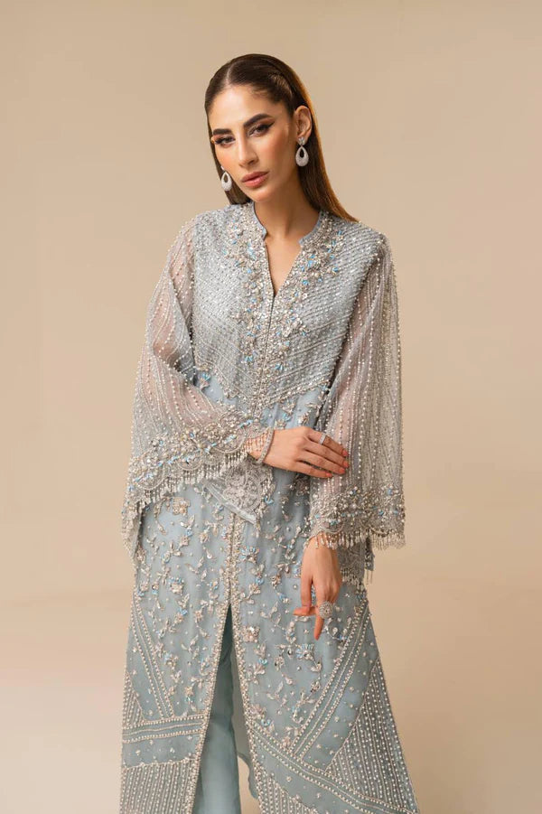 Jeem | Luxury Pret | MAYA BLUE - House of Zarish