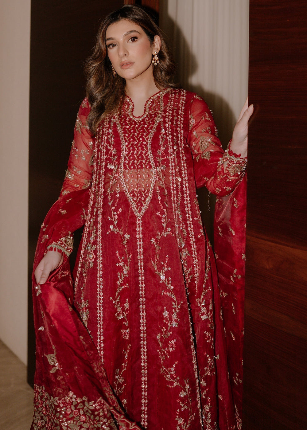 Sadaf Fawad Khan | Festive 25 | Scarlet