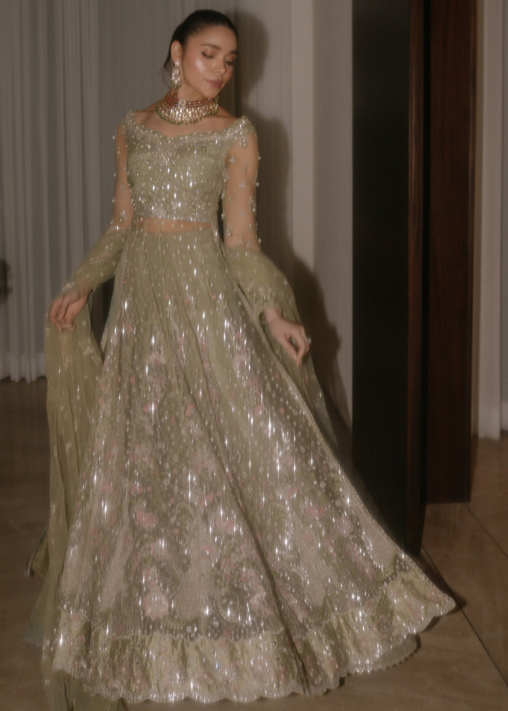 Sadaf Fawad Khan | Festive 25 | Seafoam