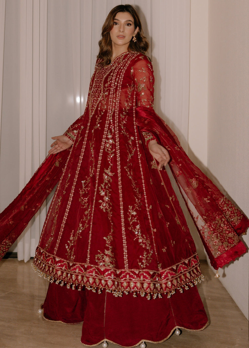 Sadaf Fawad Khan | Festive 25 | Scarlet