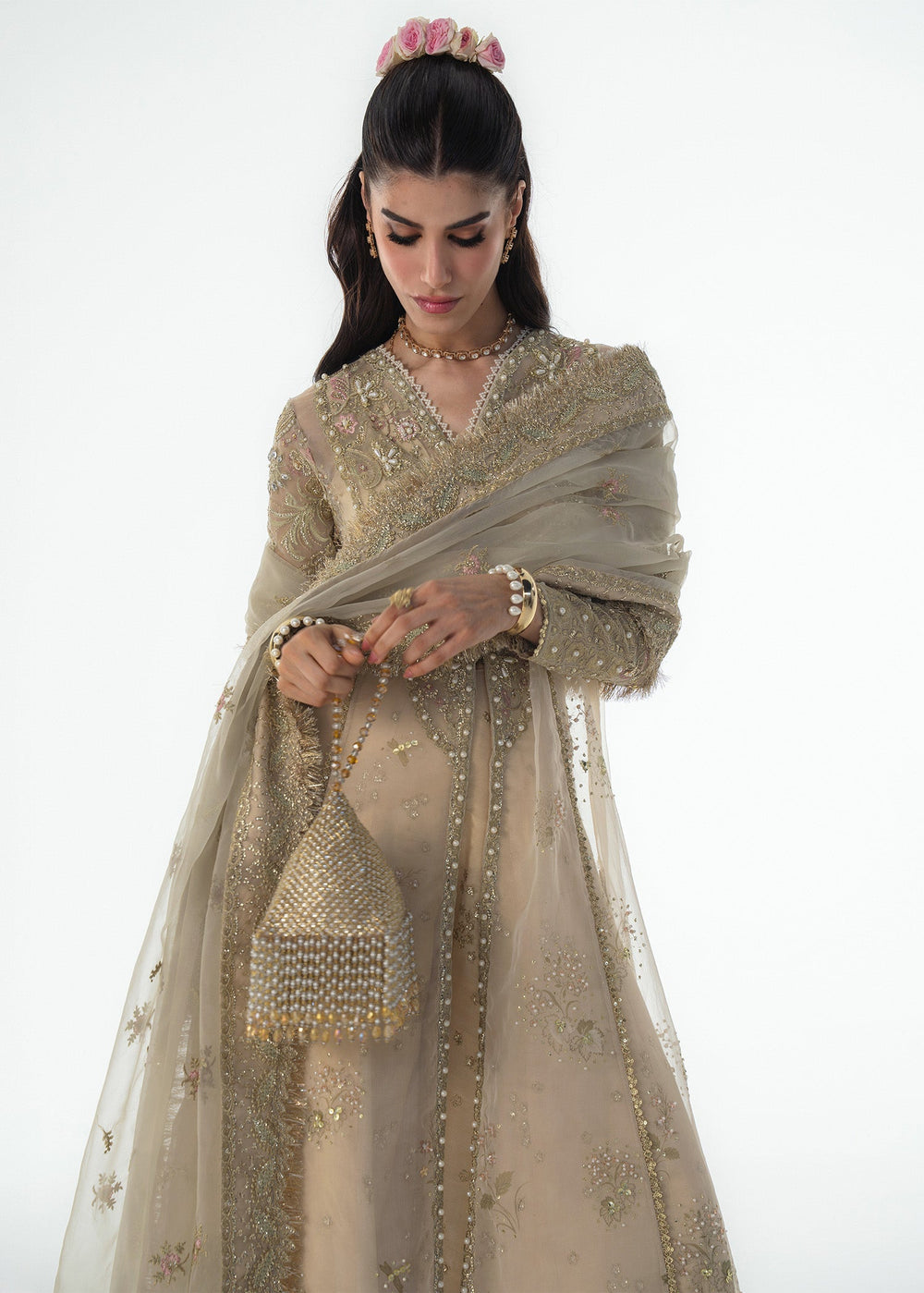 Sadaf Fawad Khan | Festive 25 | Ivory Celeste