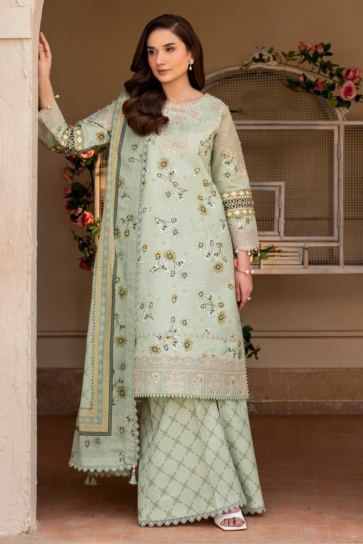 Alizeh | Levana Lawn | Mintel - House Of Anaya