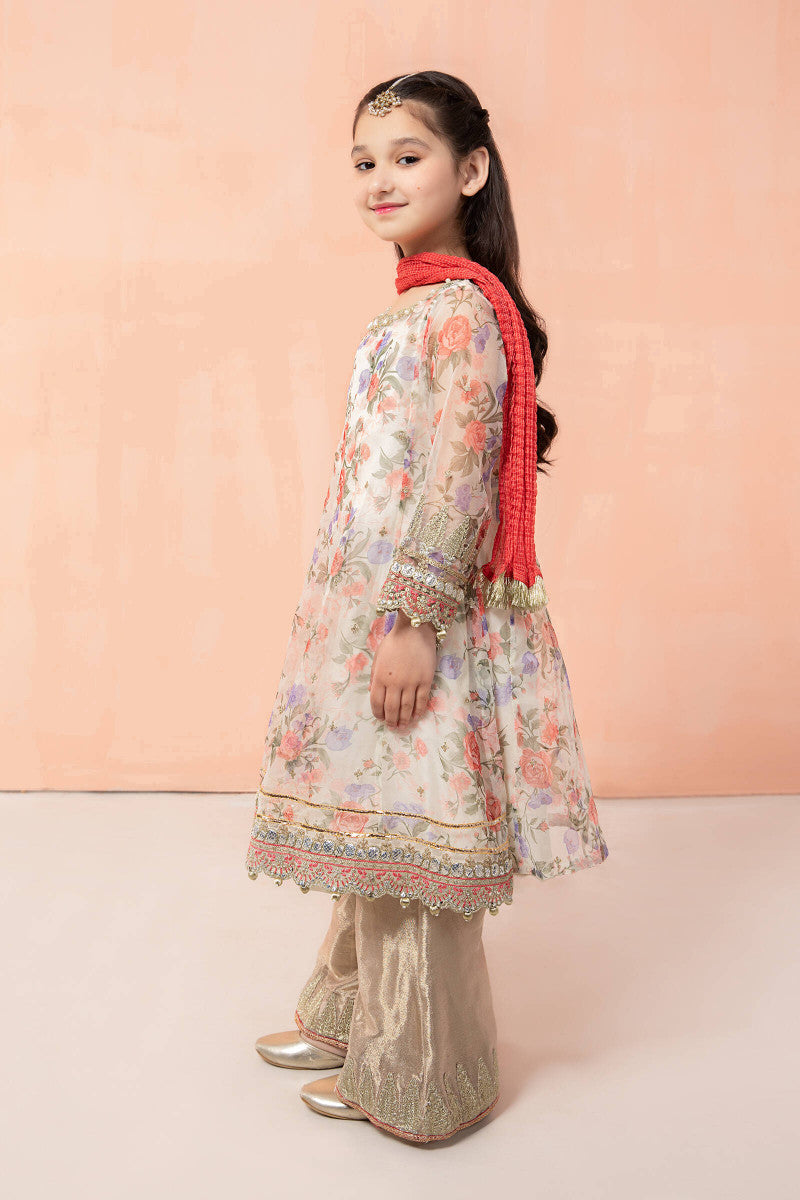 Maria B | 3 Piece Embroidered Suit | MKS-EF22-19R1 - House Of Zarish