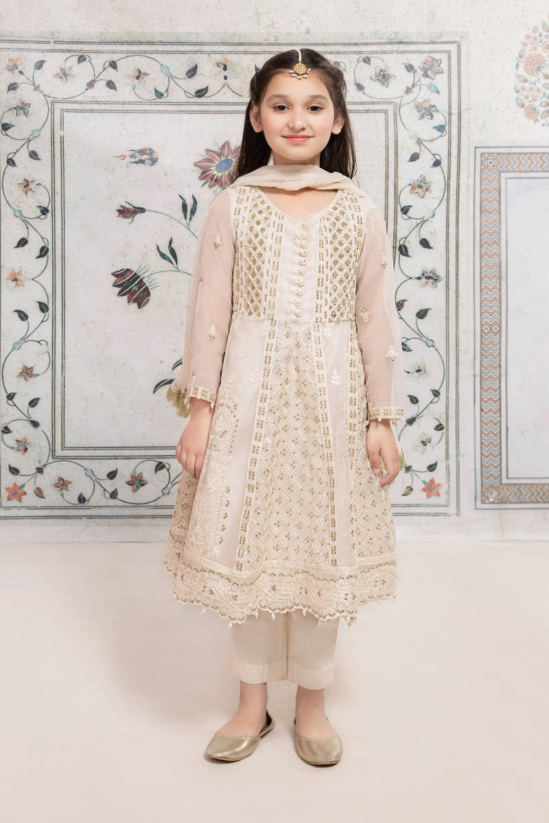 Maria B | 3 Piece Embroidered Suit | MKS-EF22-28R1 - House Of Zarish
