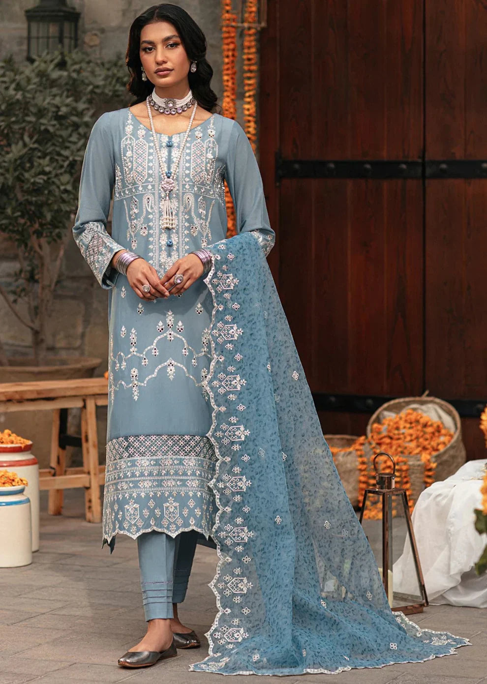 Mohagni | Muntazir Luxury Lawn 24 | CM-07 - House of Zarish