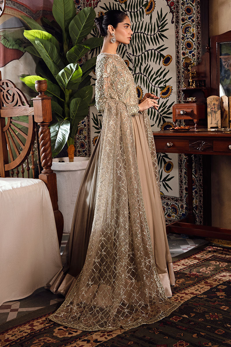 Mushq | Irha Kalidaar Chiffon Pret | HAZEL - House Of Anaya