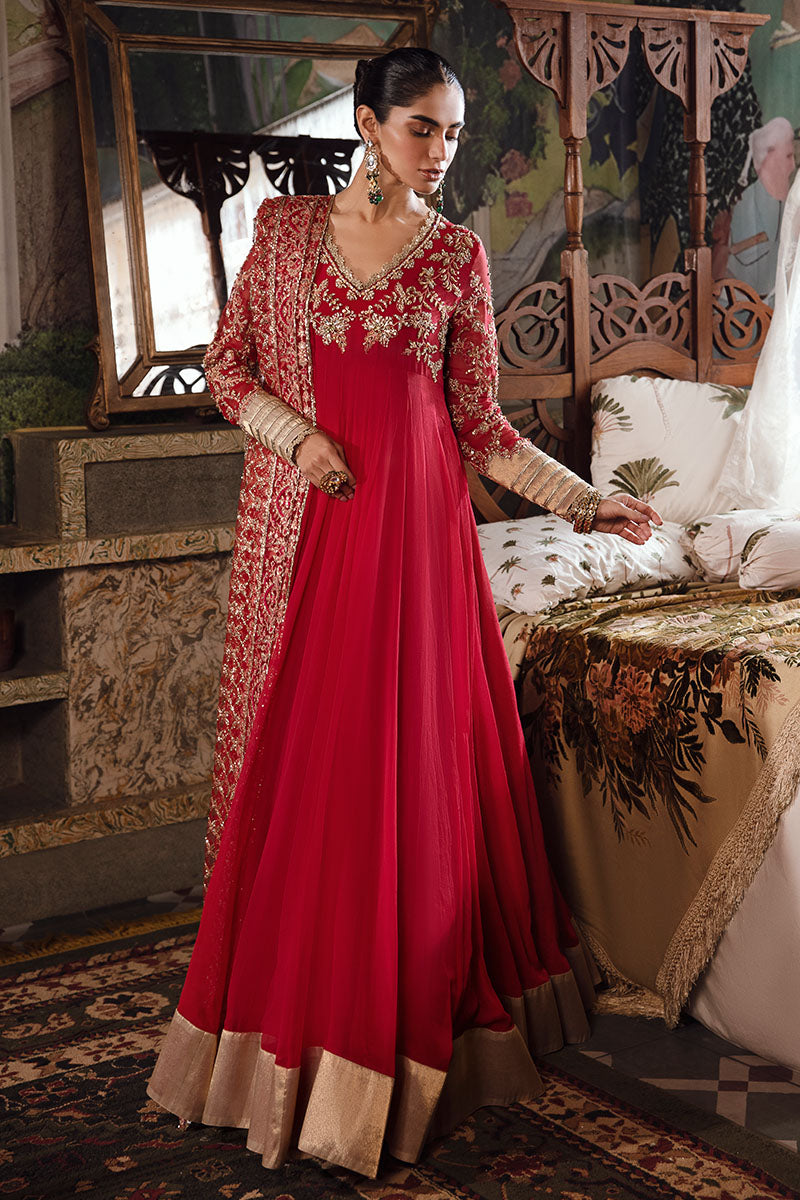 Mushq | Irha Kalidaar Chiffon Pret | MALIAH - House Of Anaya