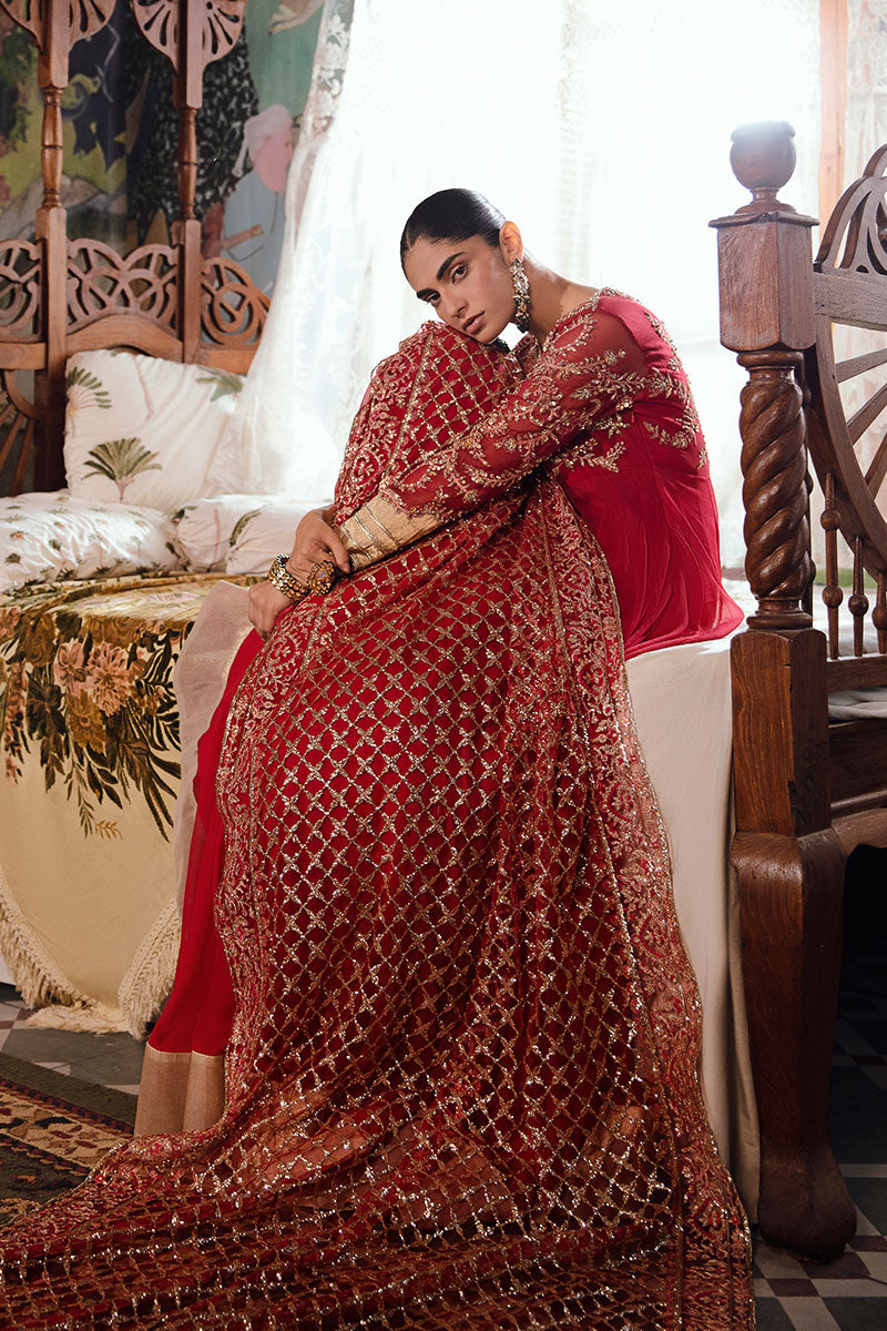 Mushq | Irha Kalidaar Chiffon Pret | MALIAH - House Of Anaya