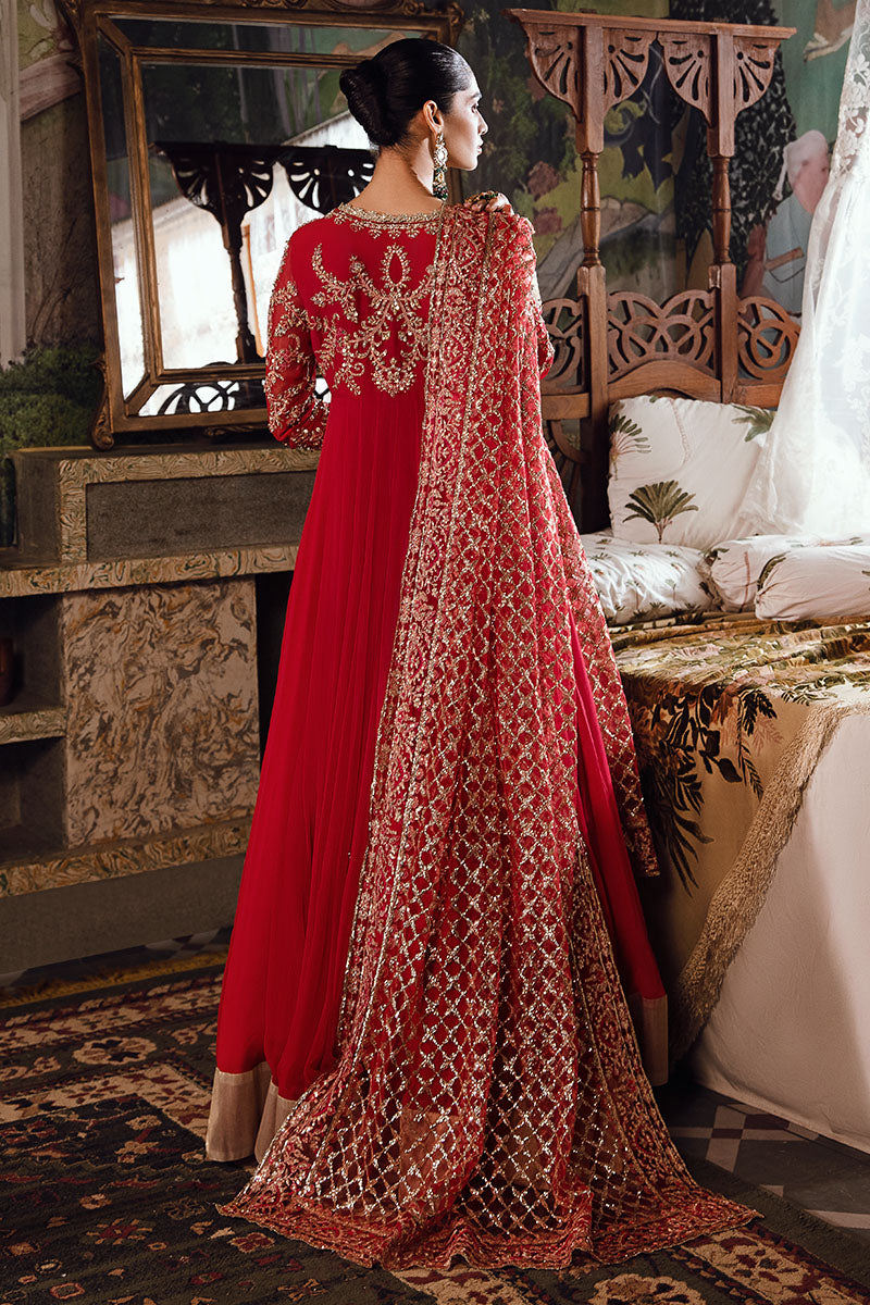 Mushq | Irha Kalidaar Chiffon Pret | MALIAH - House Of Anaya