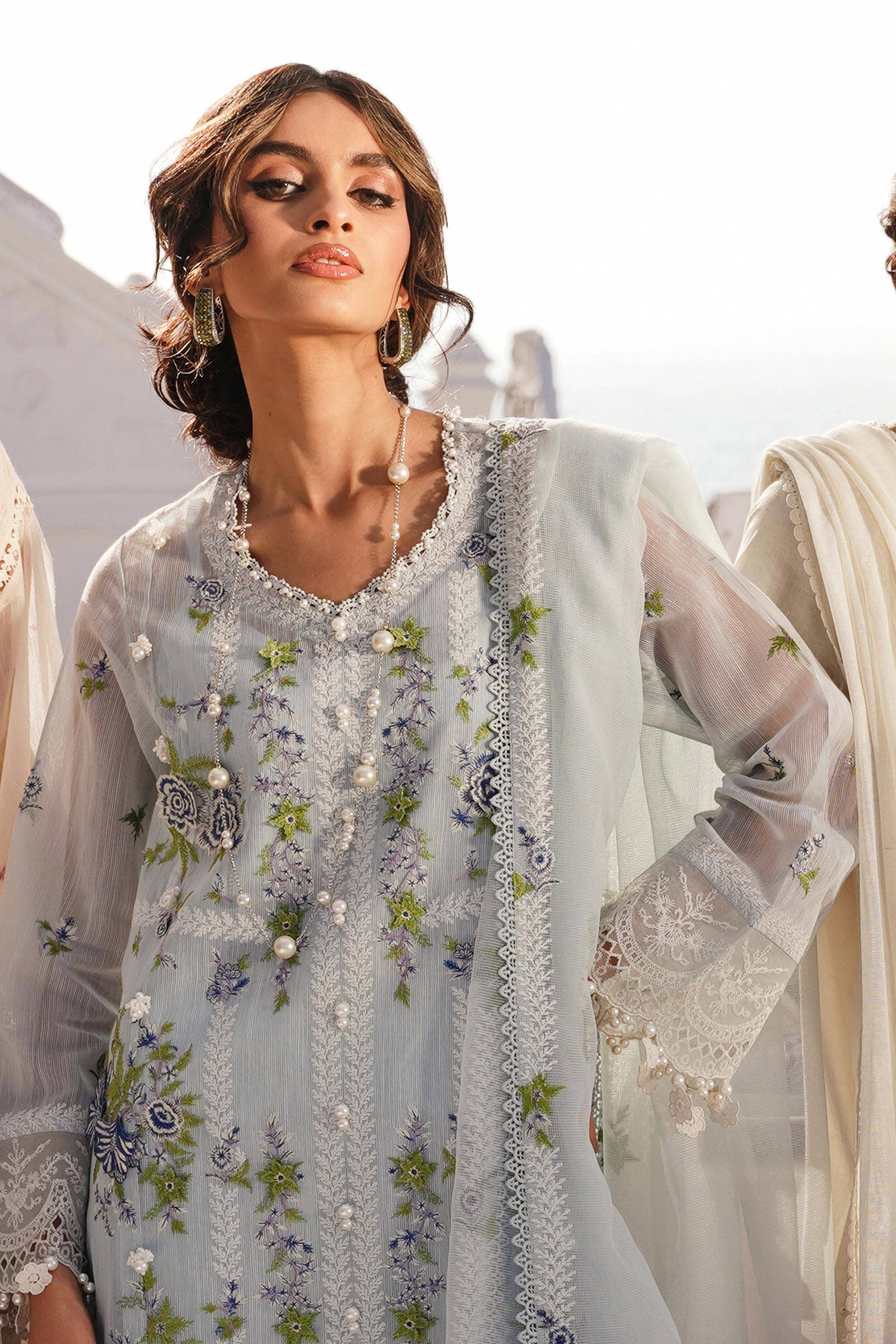 Sana Safinaz | Muzlin Spring 24 | M241-001B-CX - House Of Anaya