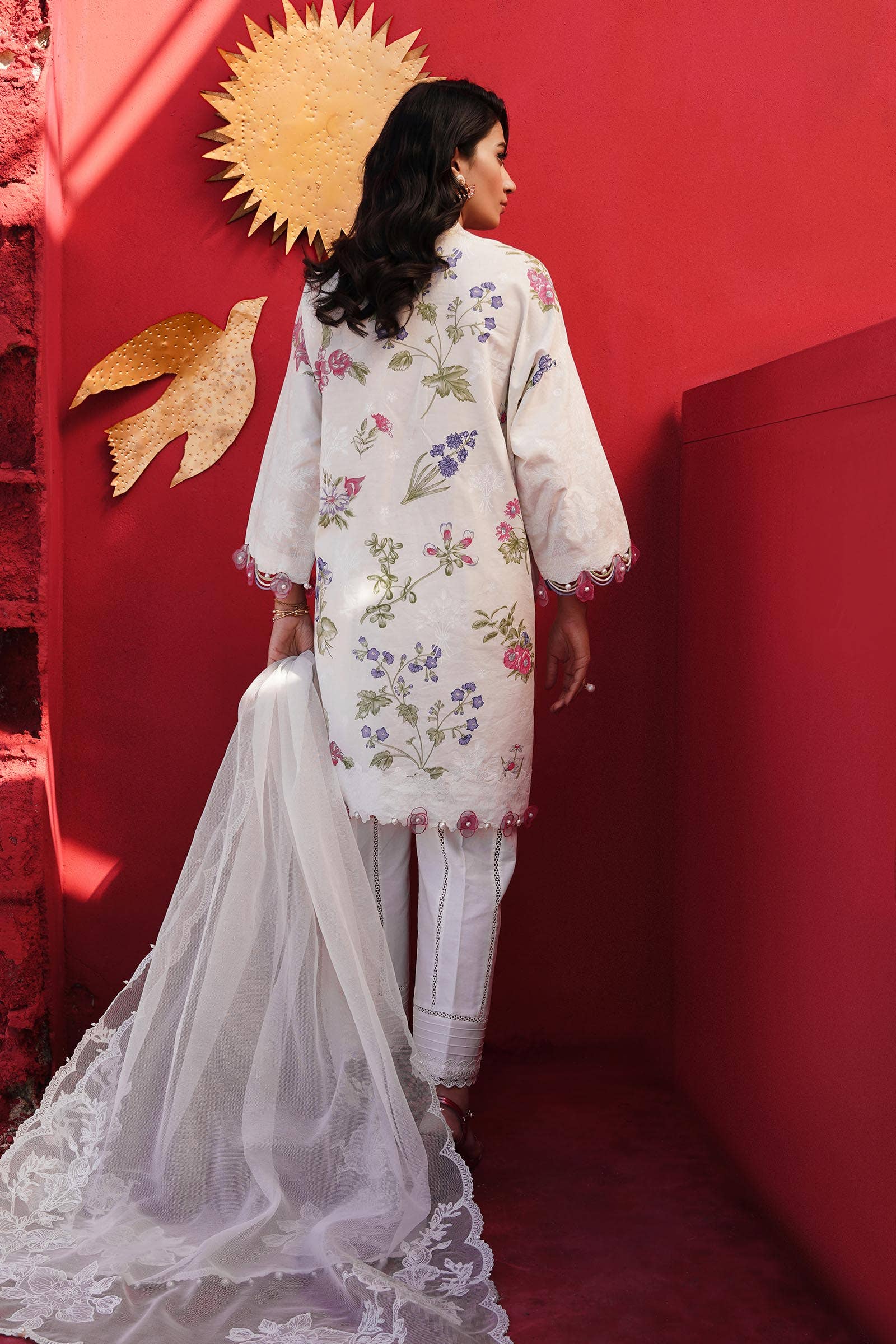 Sana Safinaz | Muzlin Spring 24 | M241-011A-CW - House Of Anaya