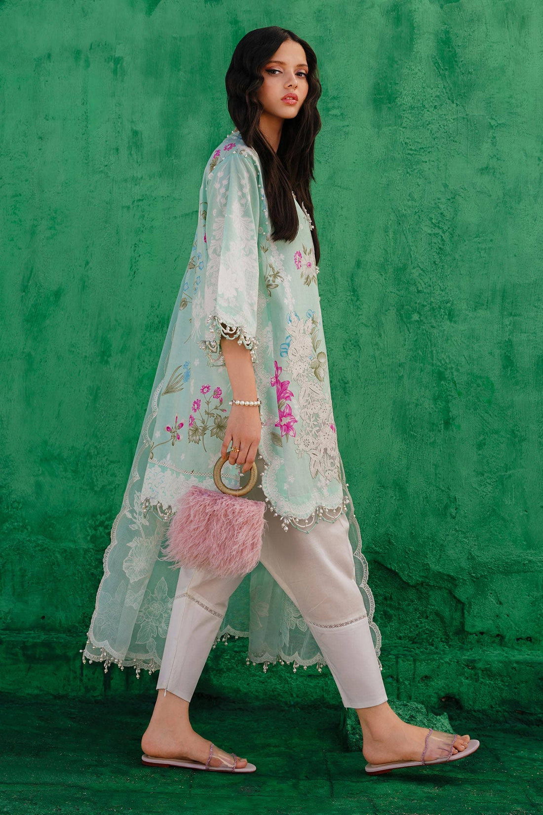 Sana Safinaz | Muzlin Spring 24 | M241-011B-CW - House Of Anaya