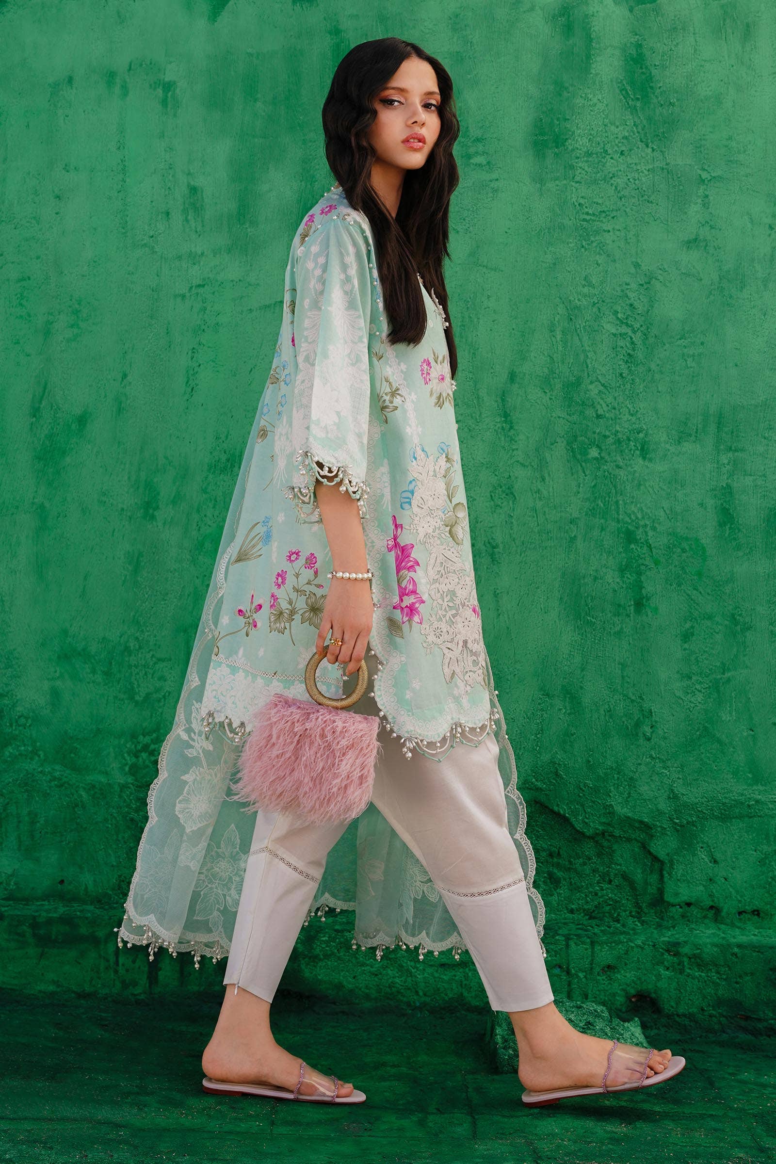 Sana Safinaz | Muzlin Spring 24 | M241-011B-CW - House Of Anaya
