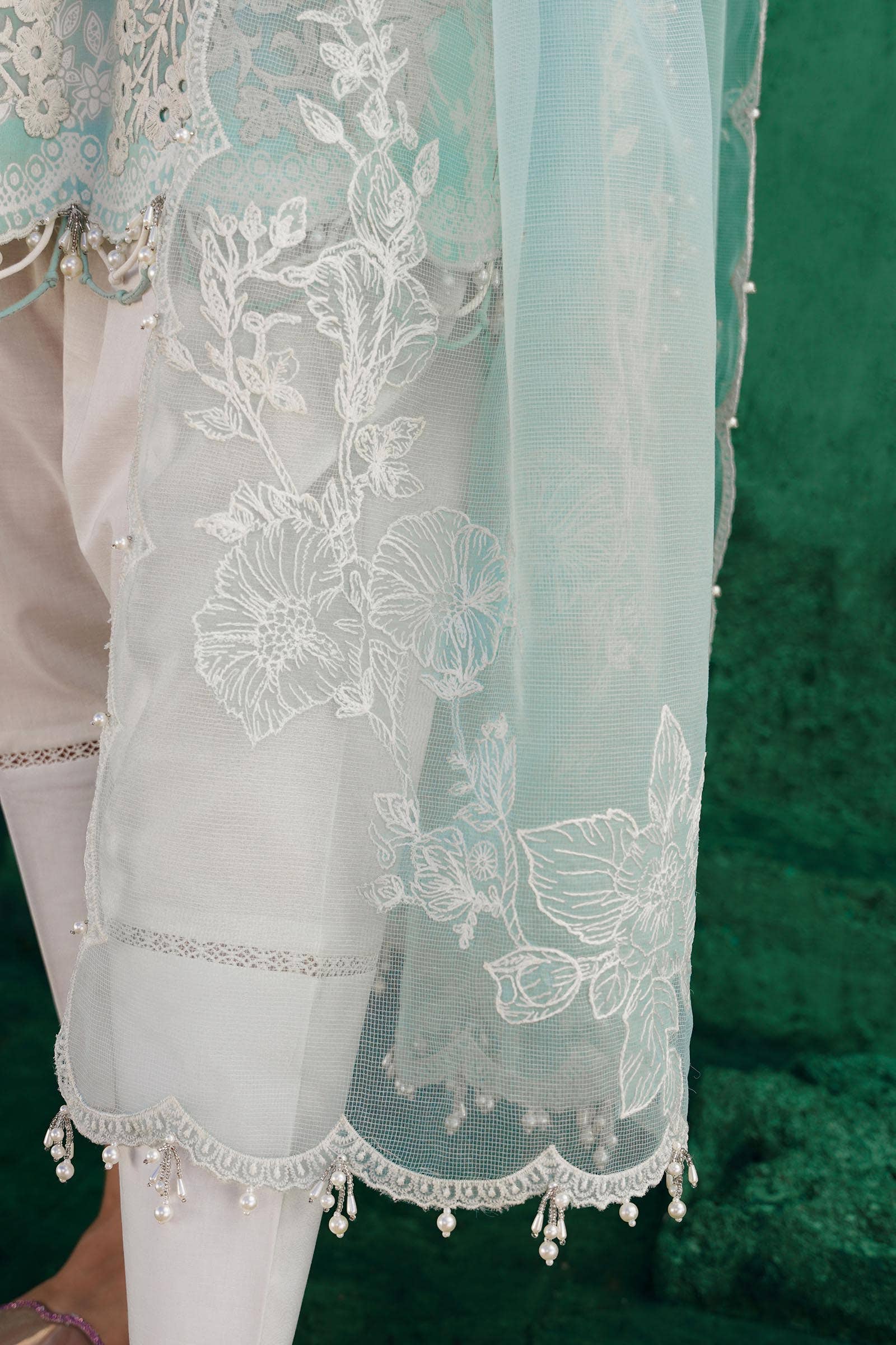 Sana Safinaz | Muzlin Spring 24 | M241-011B-CW - House Of Anaya