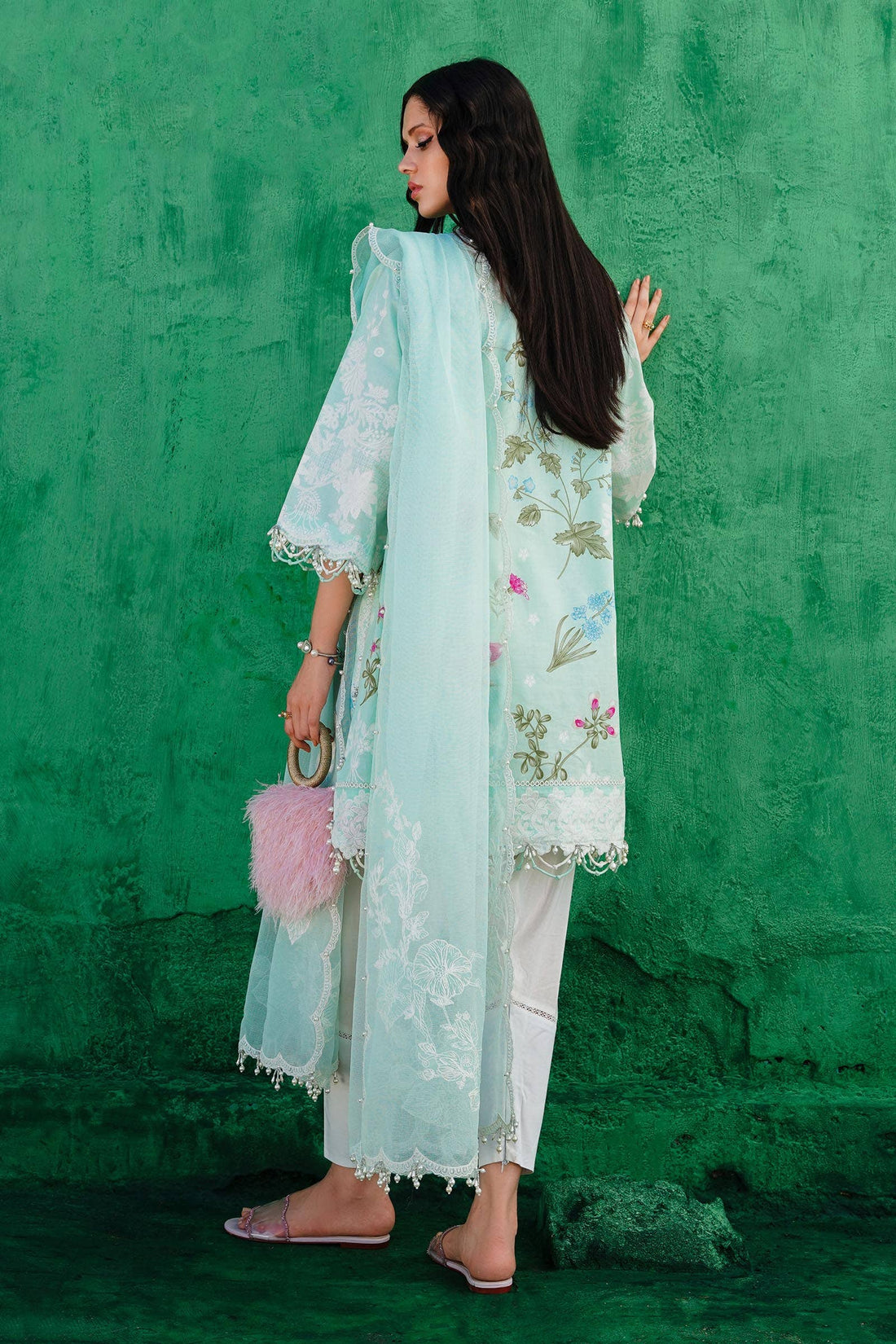 Sana Safinaz | Muzlin Spring 24 | M241-011B-CW - House Of Anaya