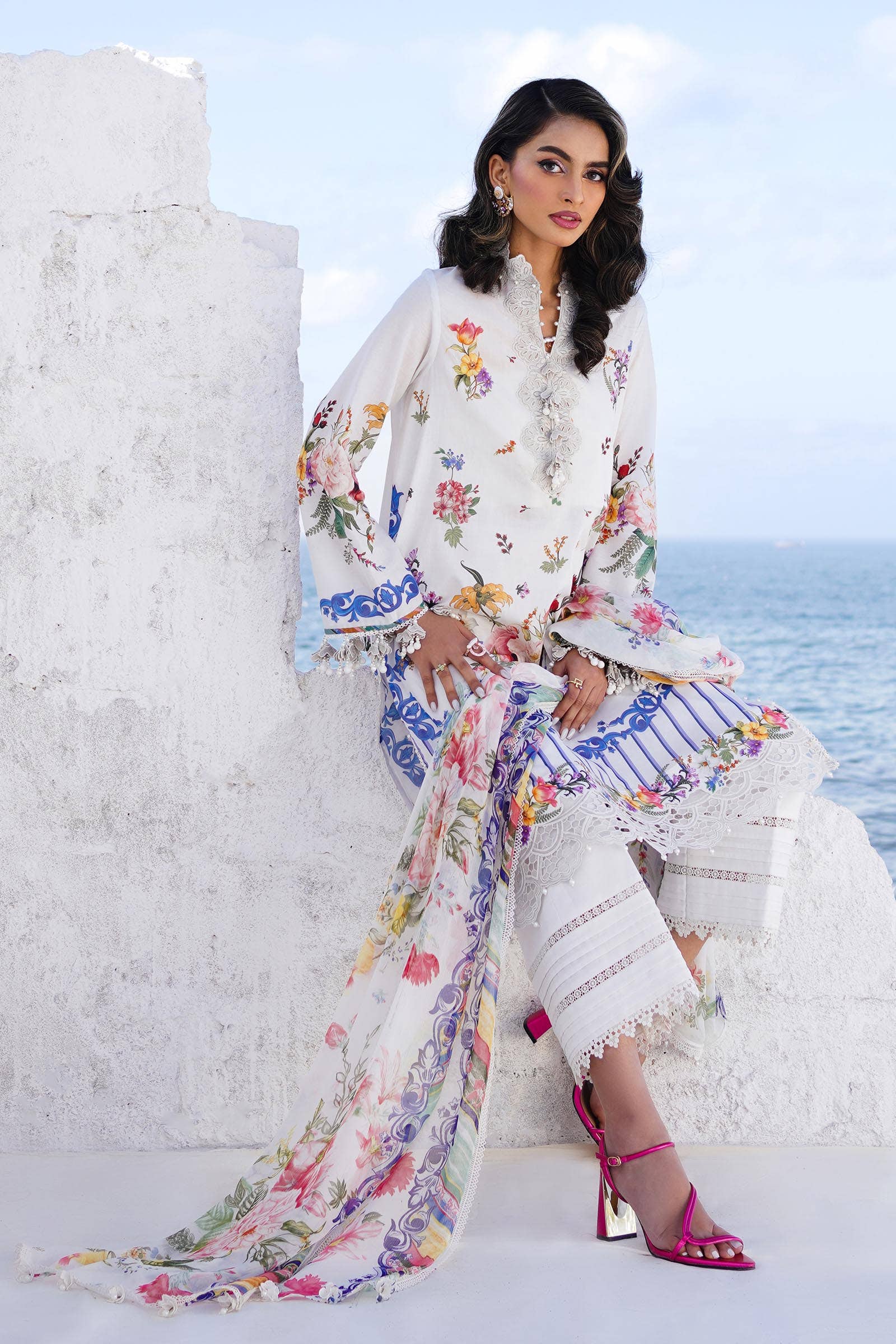 Sana Safinaz | Muzlin Spring 24 | M241-012A-CI - House Of Anaya