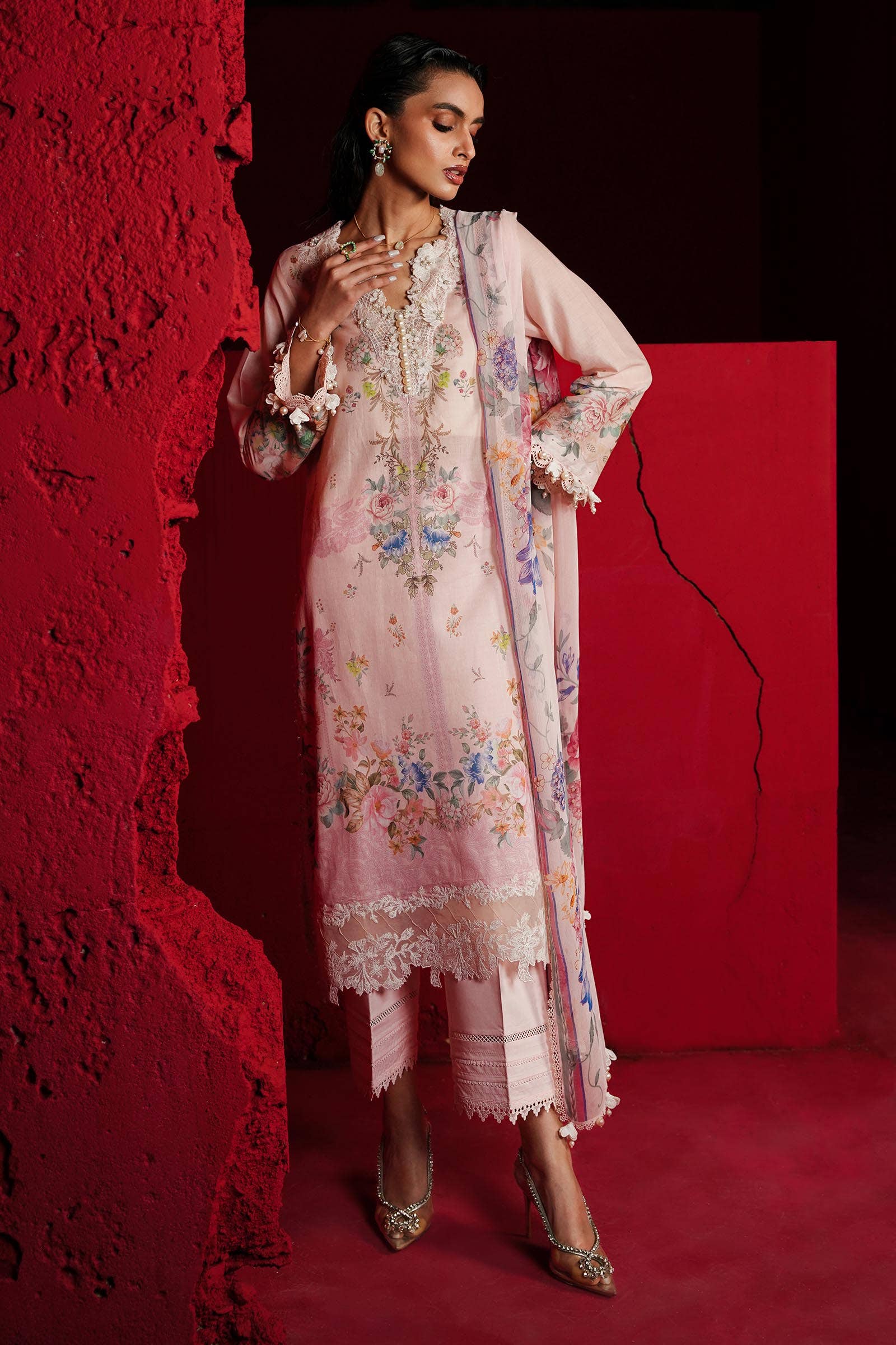Sana Safinaz | Muzlin Spring 24 | M241-013A-CI - House Of Anaya