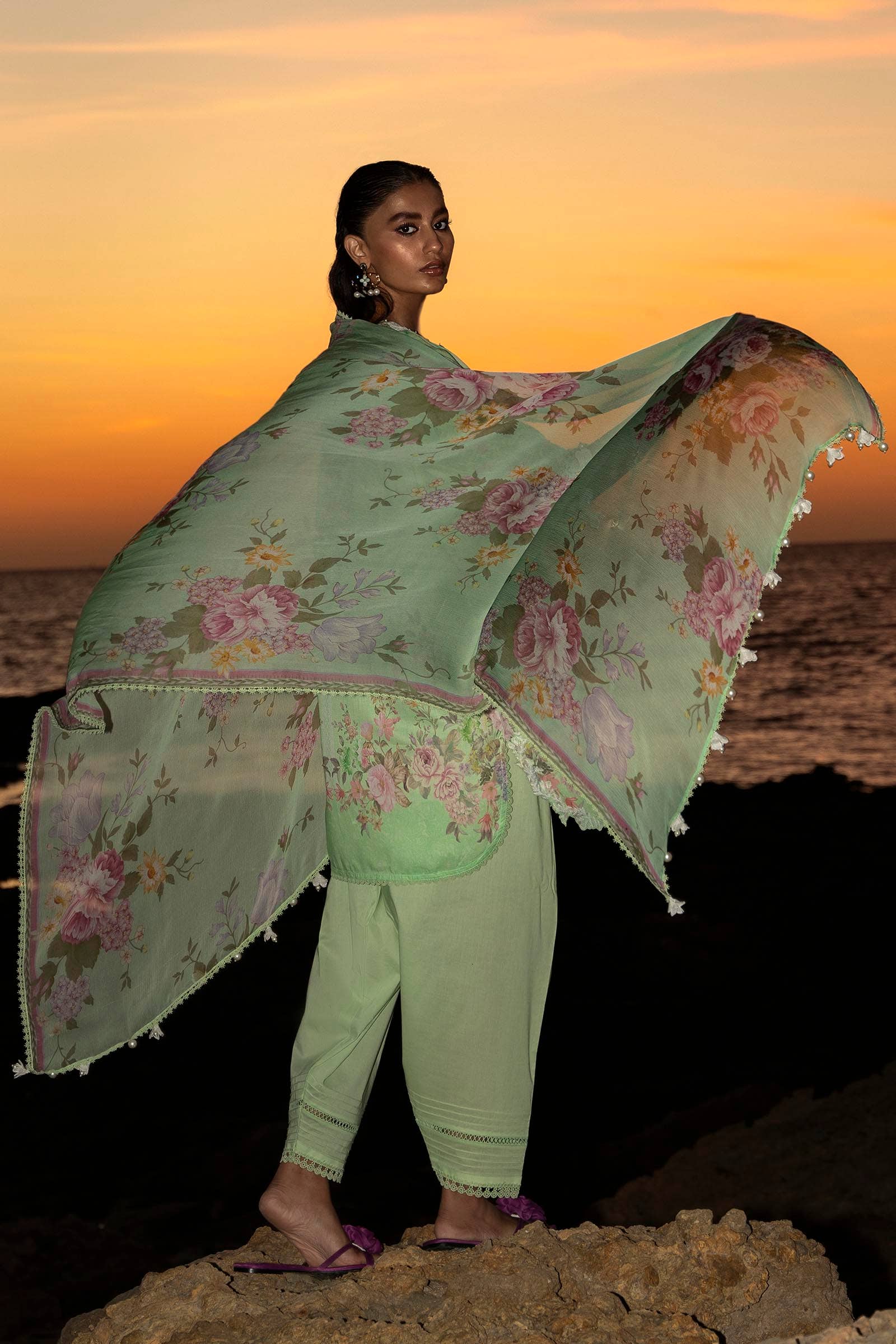 Sana Safinaz | Muzlin Spring 24 | M241-013B-CI - House Of Anaya