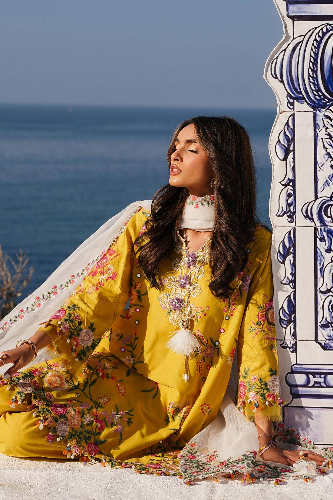 Sana Safinaz | Muzlin Spring 24 | M241-002A-CX - House Of Anaya