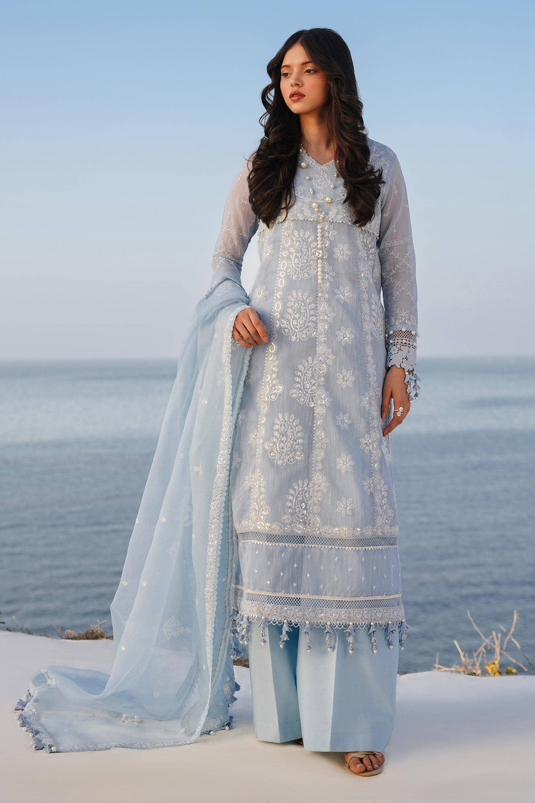Sana Safinaz | Muzlin Spring 24 | M241-014B-CX - House Of Anaya