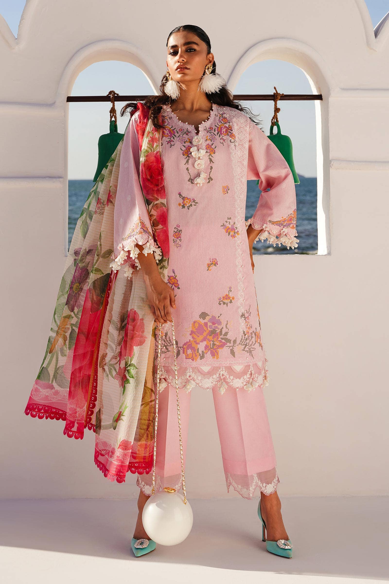 Sana Safinaz | Muzlin Spring 24 | M241-016A-CL - House Of Anaya