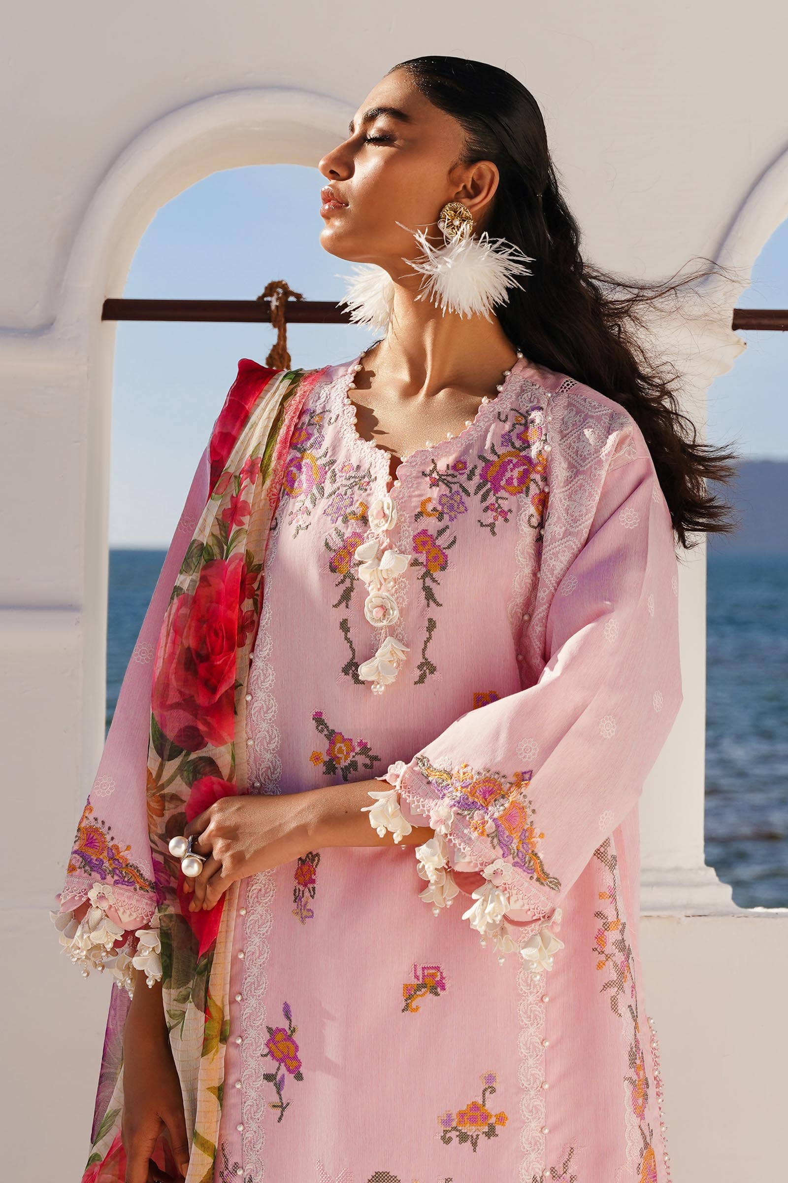 Sana Safinaz | Muzlin Spring 24 | M241-016A-CL - House Of Anaya
