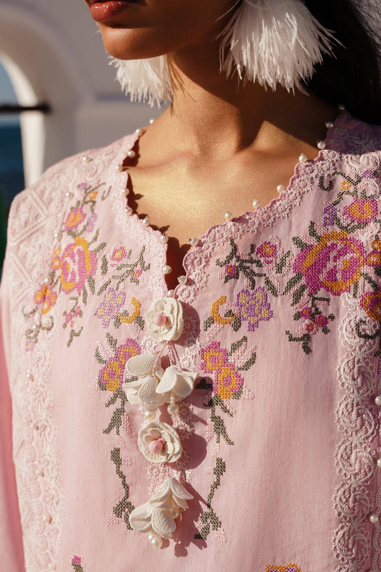 Sana Safinaz | Muzlin Spring 24 | M241-016A-CL - House Of Anaya