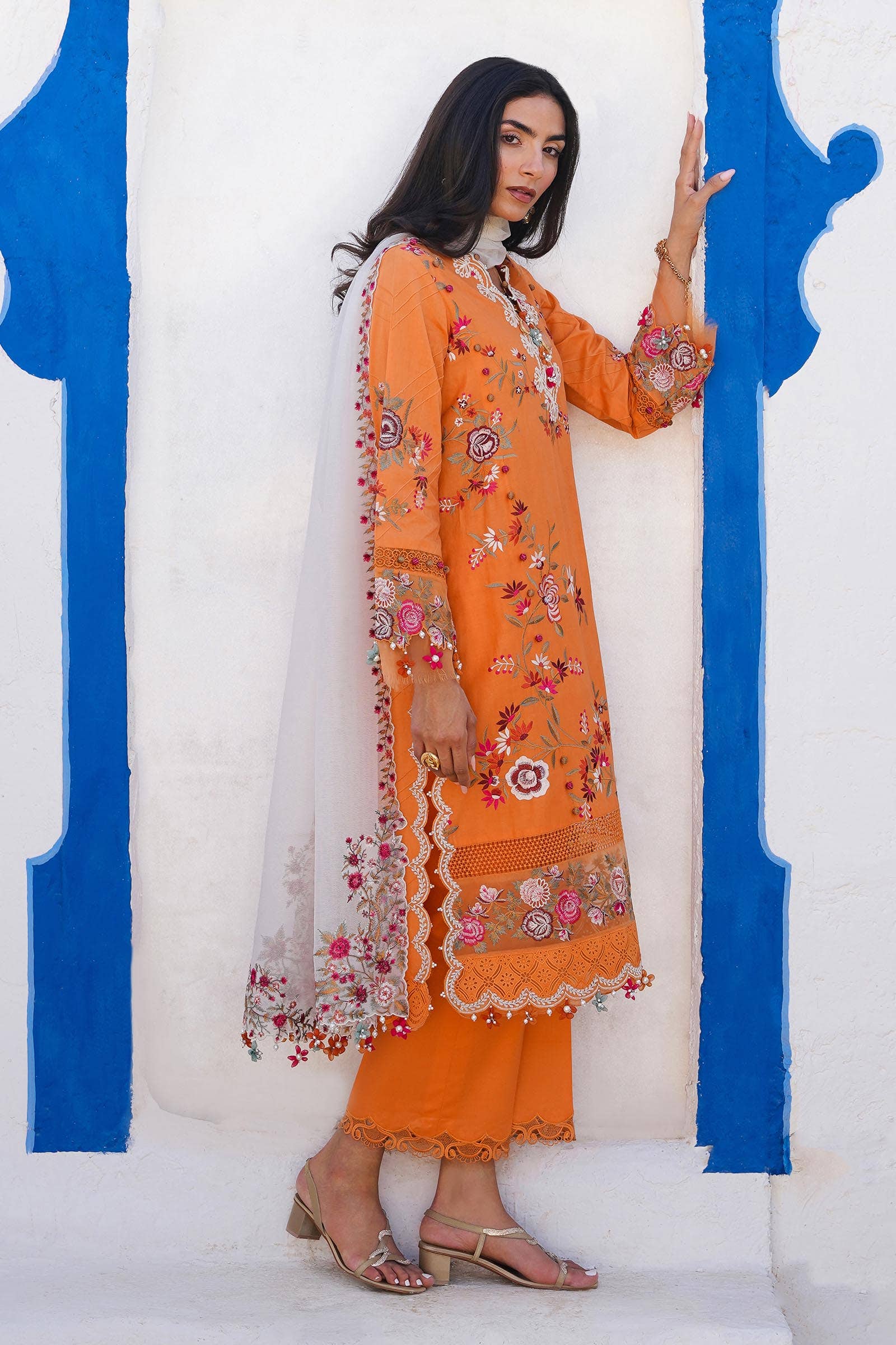 Sana Safinaz | Muzlin Spring 24 | M241-002B-CX - House Of Anaya