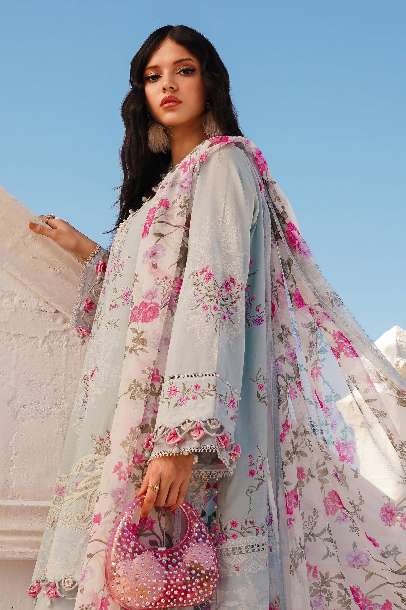 Sana Safinaz | Muzlin Spring 24 | M241-019B-CI - House Of Anaya