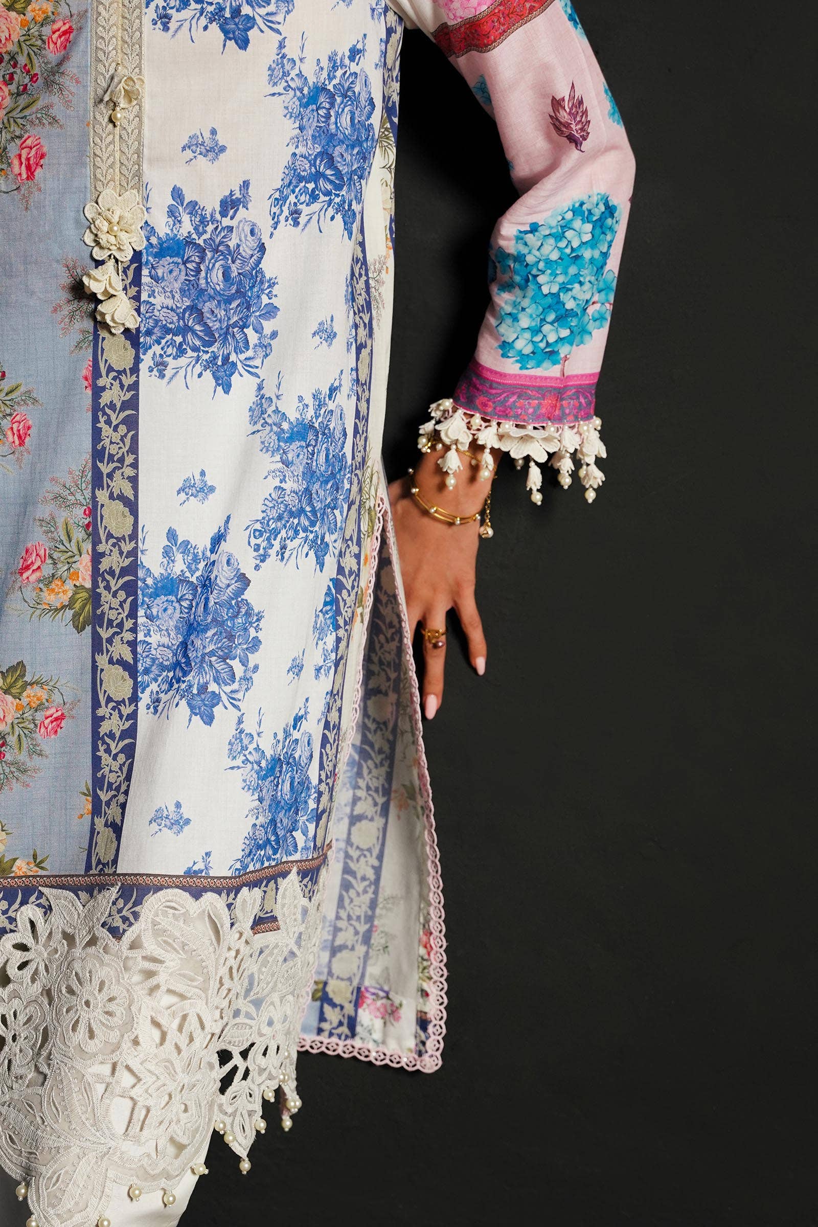 Sana Safinaz | Muzlin Spring 24 | M241-003A-CI - House Of Anaya