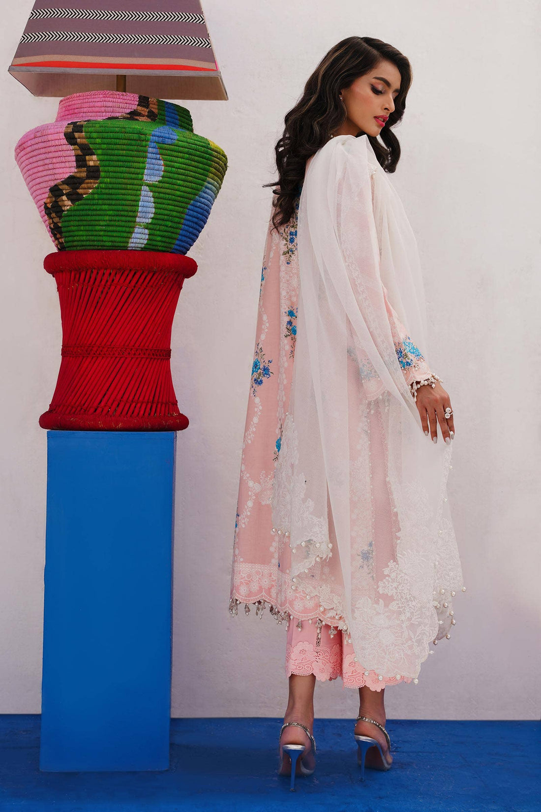 Sana Safinaz | Muzlin Spring 24 | M241-020B-CW - House Of Anaya