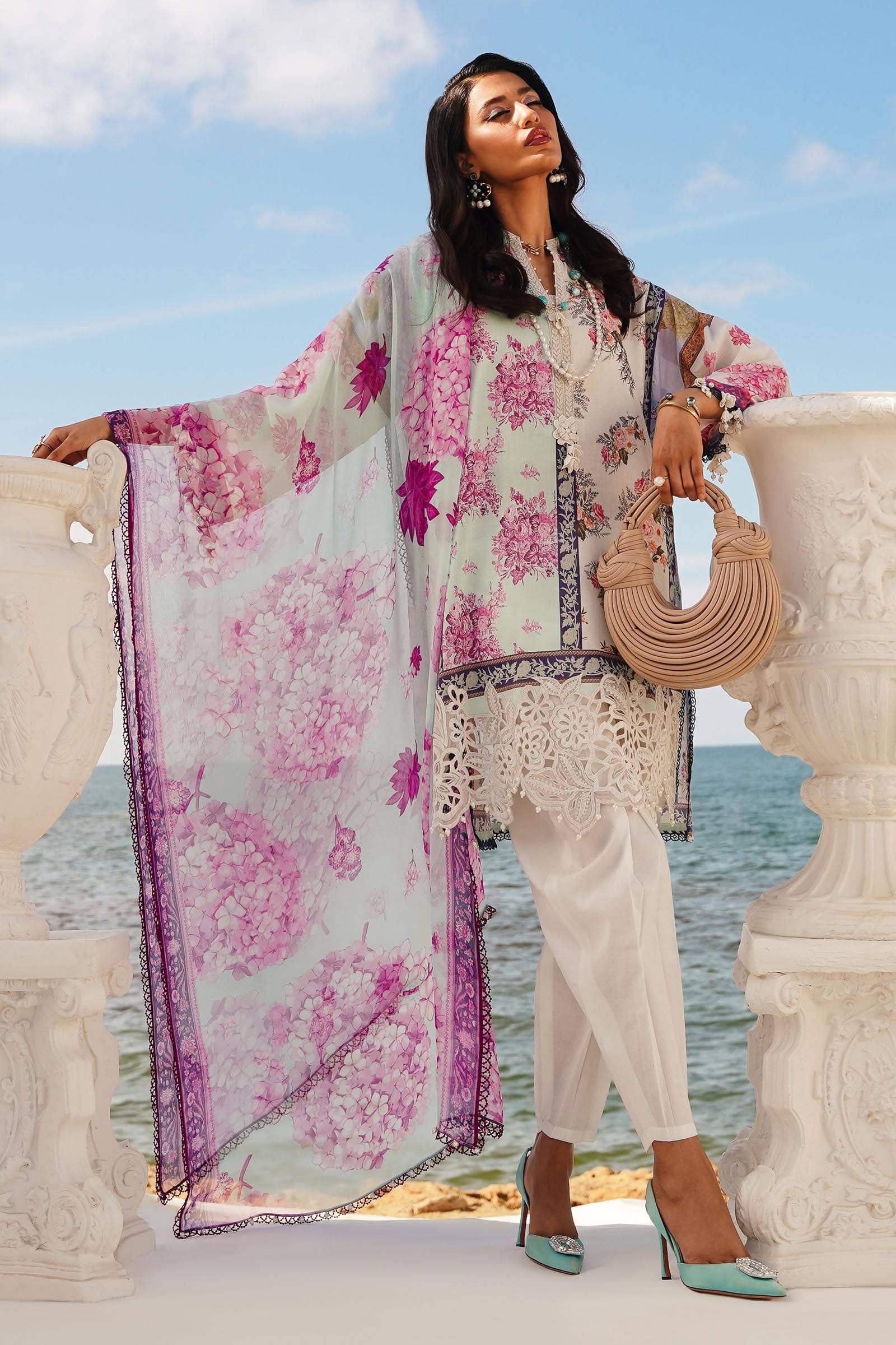 Sana Safinaz | Muzlin Spring 24 | M241-003B-CI - House Of Anaya
