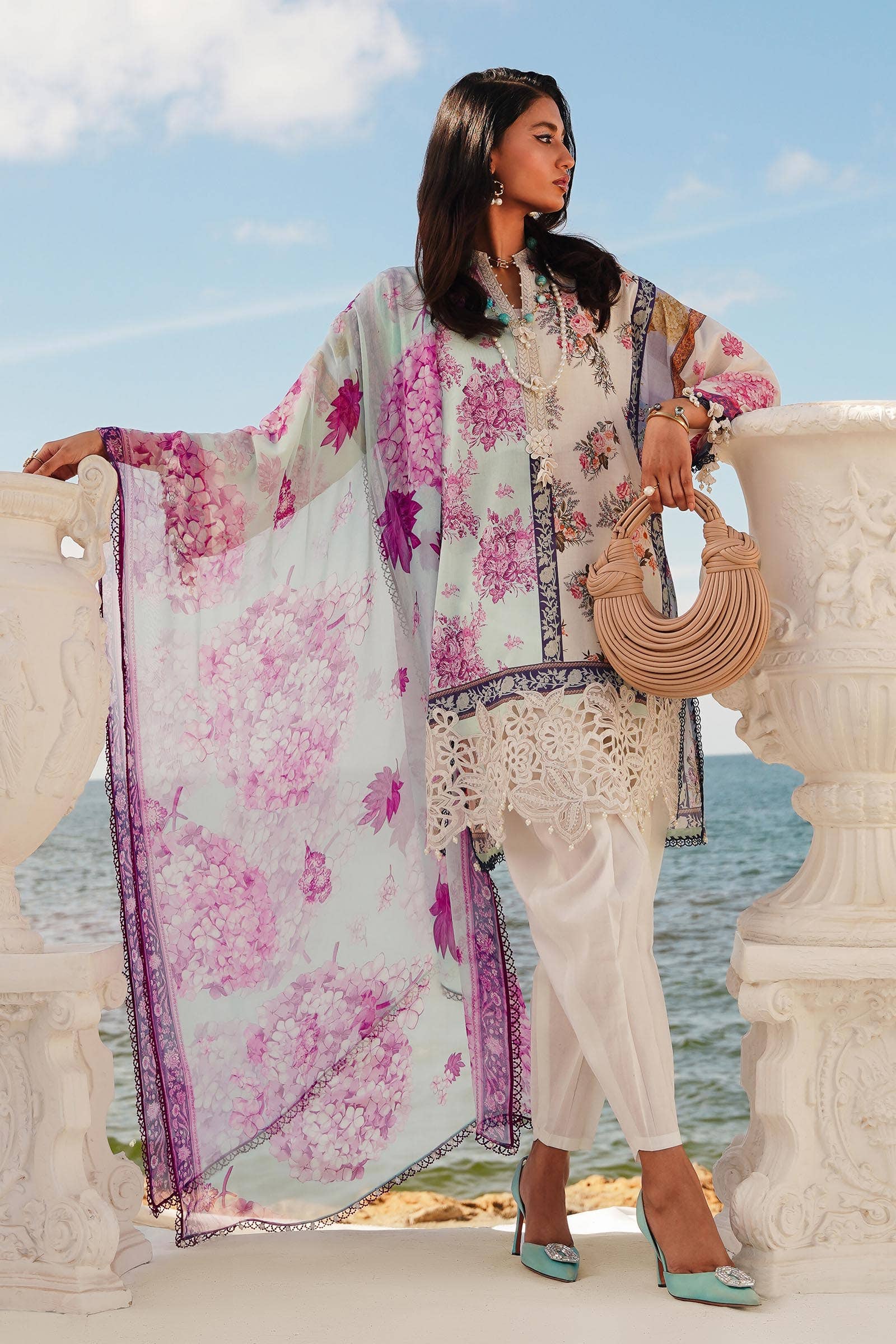 Sana Safinaz | Muzlin Spring 24 | M241-003B-CI - House Of Anaya