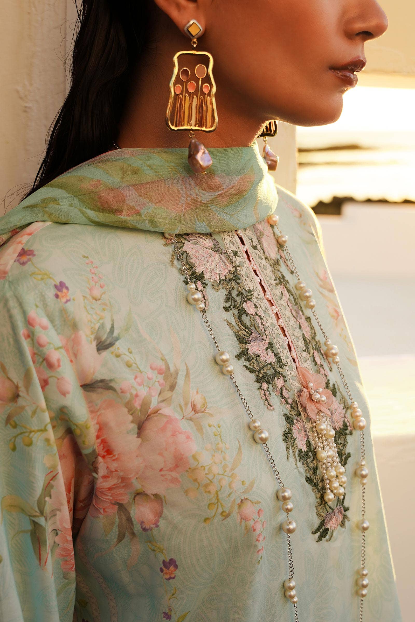 Sana Safinaz | Muzlin Spring 24 | M241-004A-CI - House Of Anaya