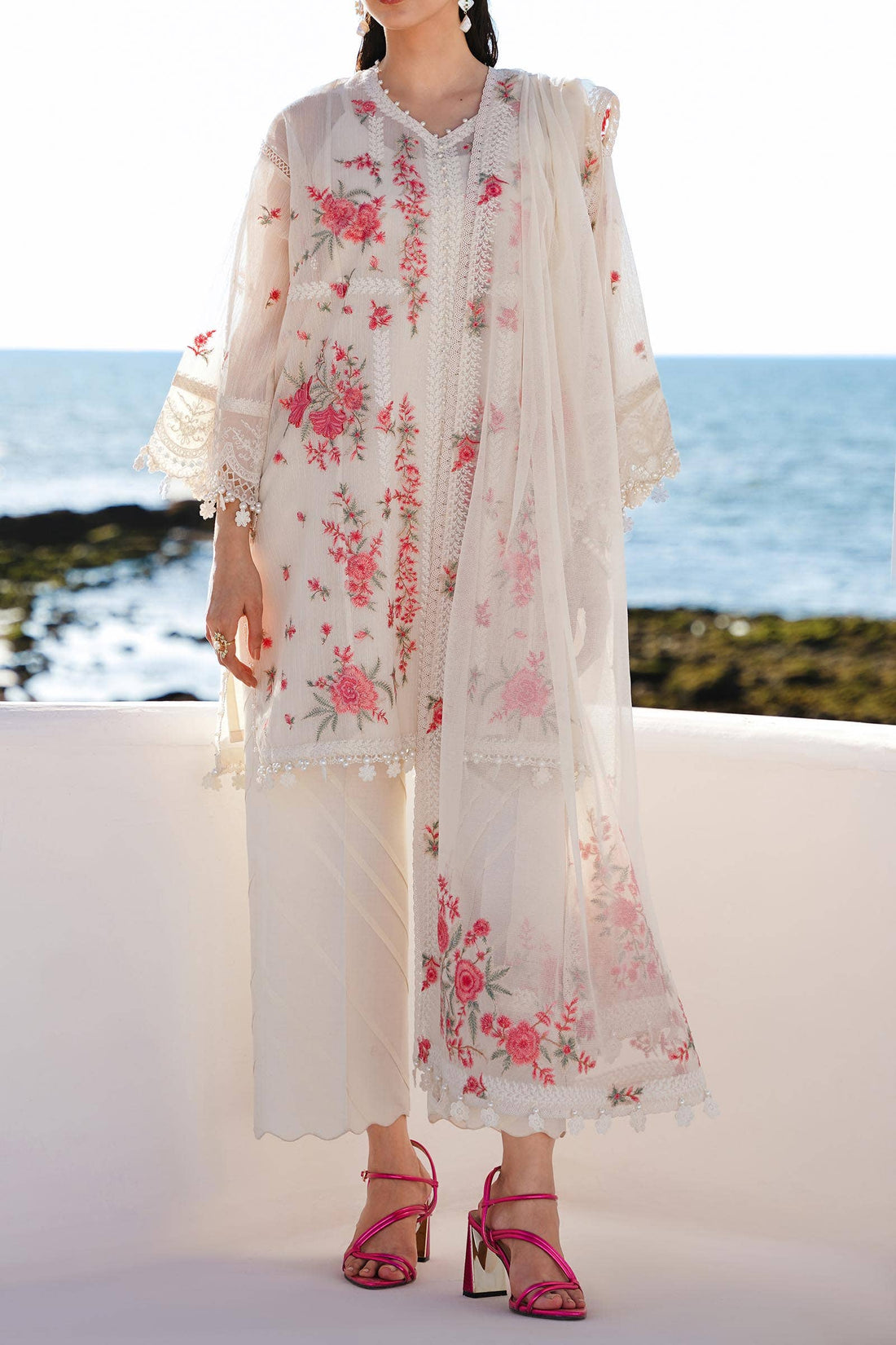 Sana Safinaz | Muzlin Spring 24 | M241-001A-CX - House Of Anaya