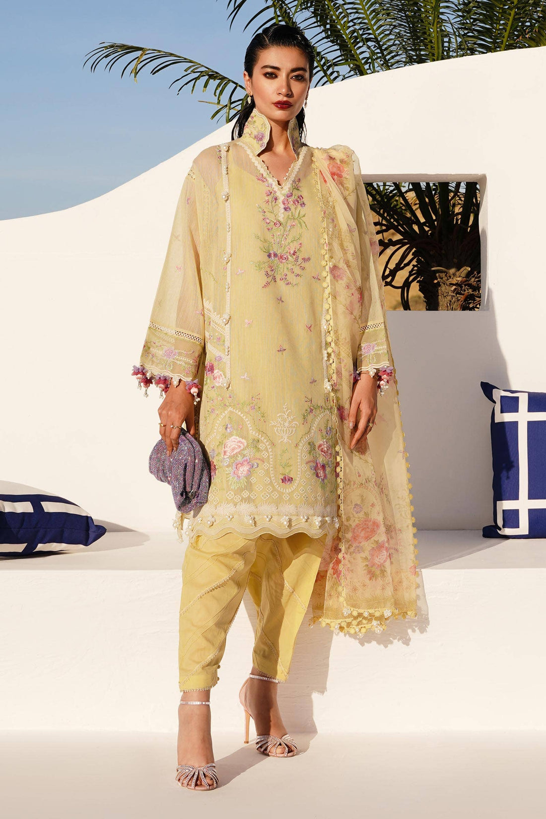 Sana Safinaz | Muzlin Spring 24 | M241-005B-CL - House Of Anaya
