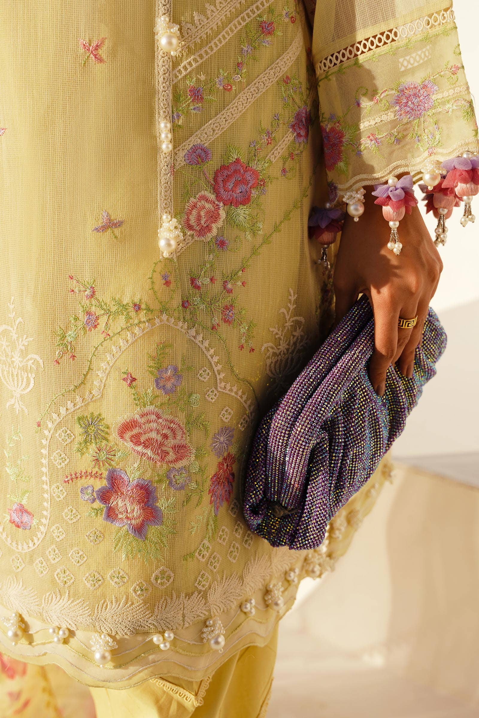 Sana Safinaz | Muzlin Spring 24 | M241-005B-CL - House Of Anaya