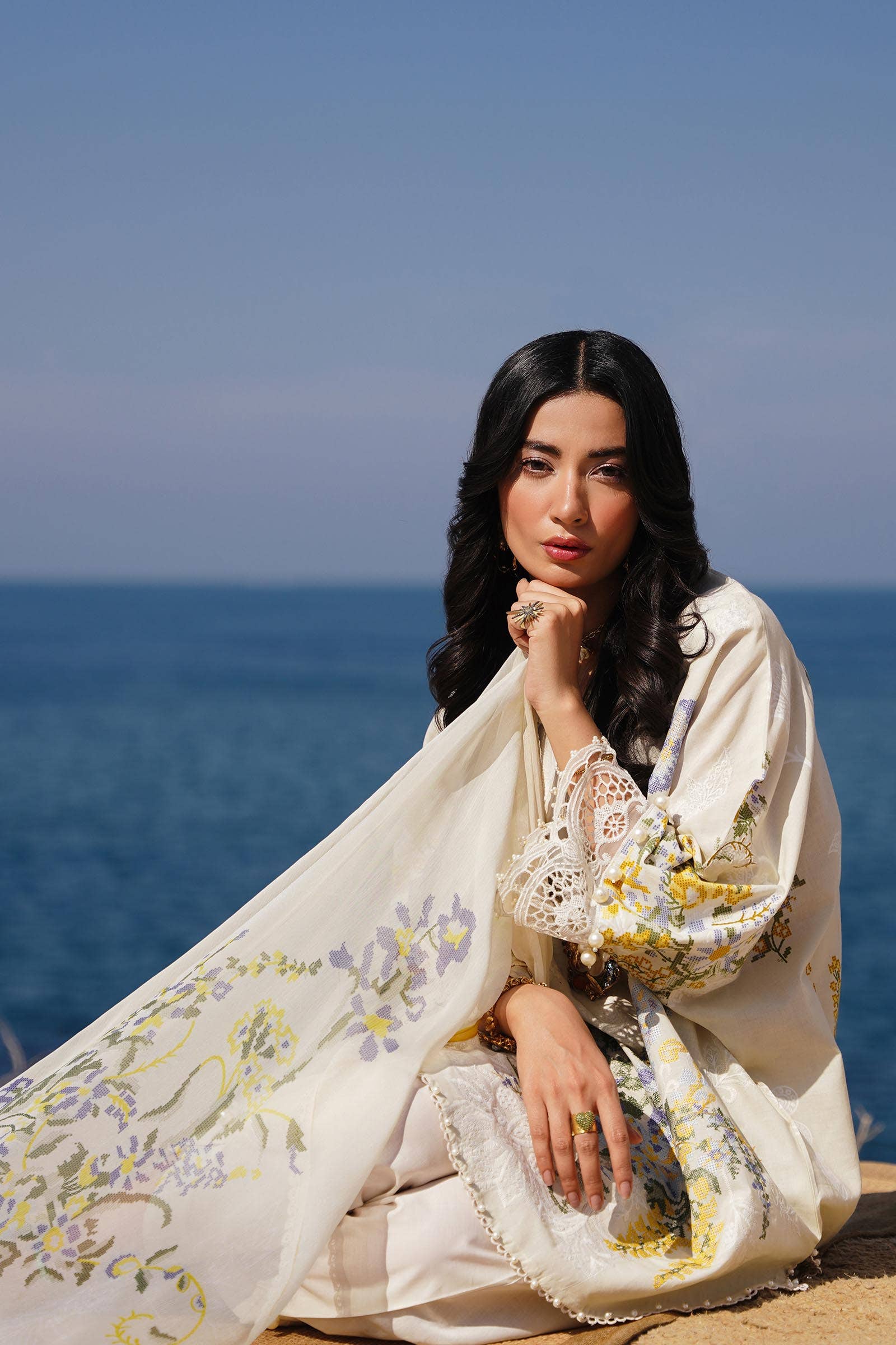 Sana Safinaz | Muzlin Spring 24 | M241-006A-CJ - House Of Anaya