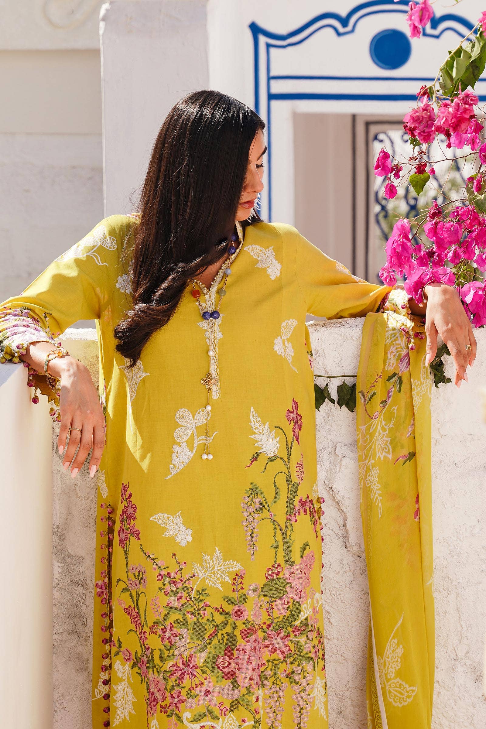 Sana Safinaz | Muzlin Spring 24 | M241-006B-CJ - House Of Anaya